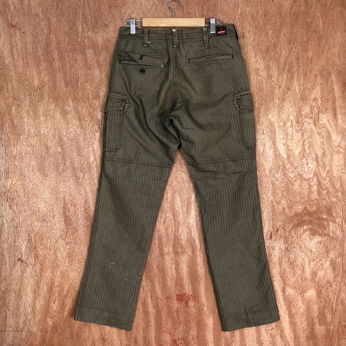Japanese Brand × Vintage DLL Burtle Brown Multiopocket Tactical Cargo Pants #c620 Size US 27 - 9 Thumbnail