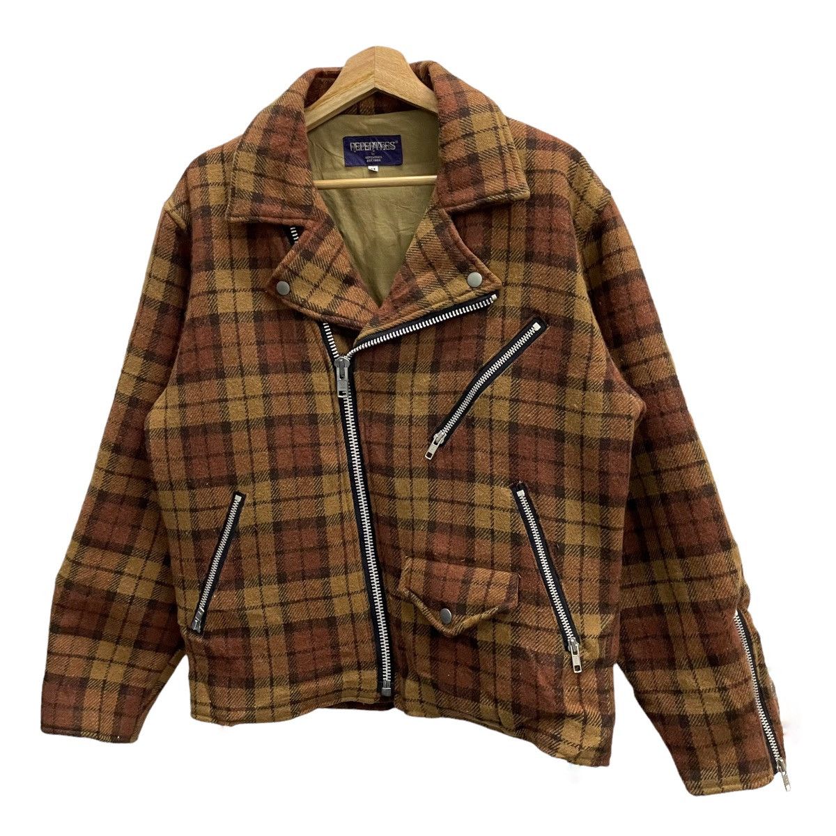 Engineered Garments × Needles × Nepenthes 💥NEPENTHES DOUBLE COLLAR TARTAN SEDITIONARIES JACKET Size US M / EU 48-50 / 2 - 3 Thumbnail