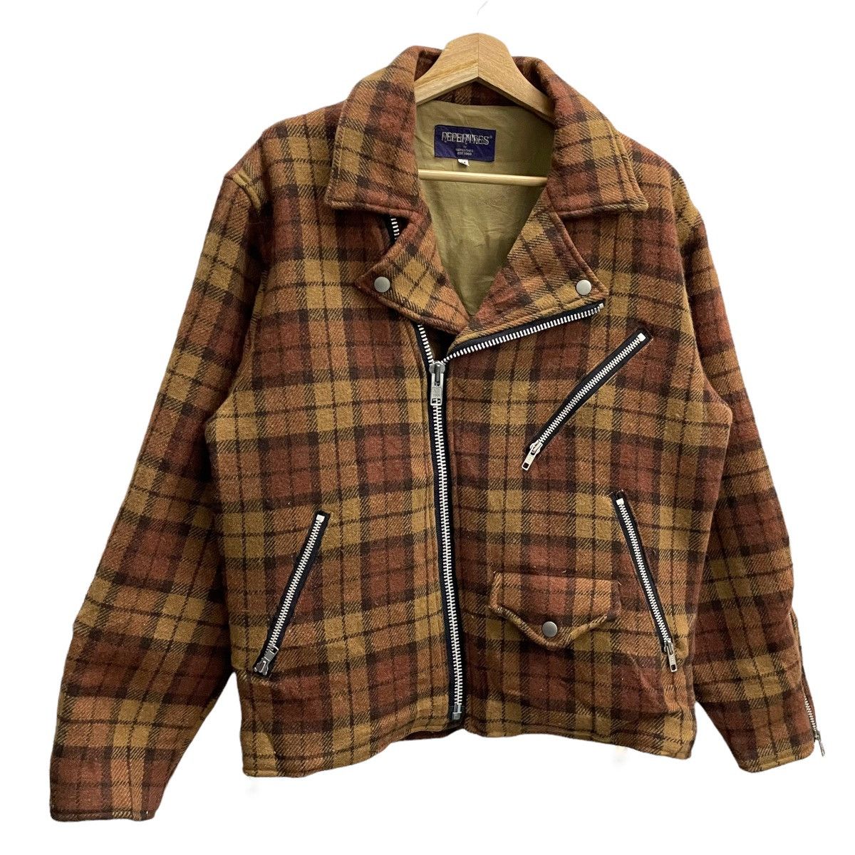 Engineered Garments × Needles × Nepenthes 💥NEPENTHES DOUBLE COLLAR TARTAN SEDITIONARIES JACKET Size US M / EU 48-50 / 2 - 2 Thumbnail