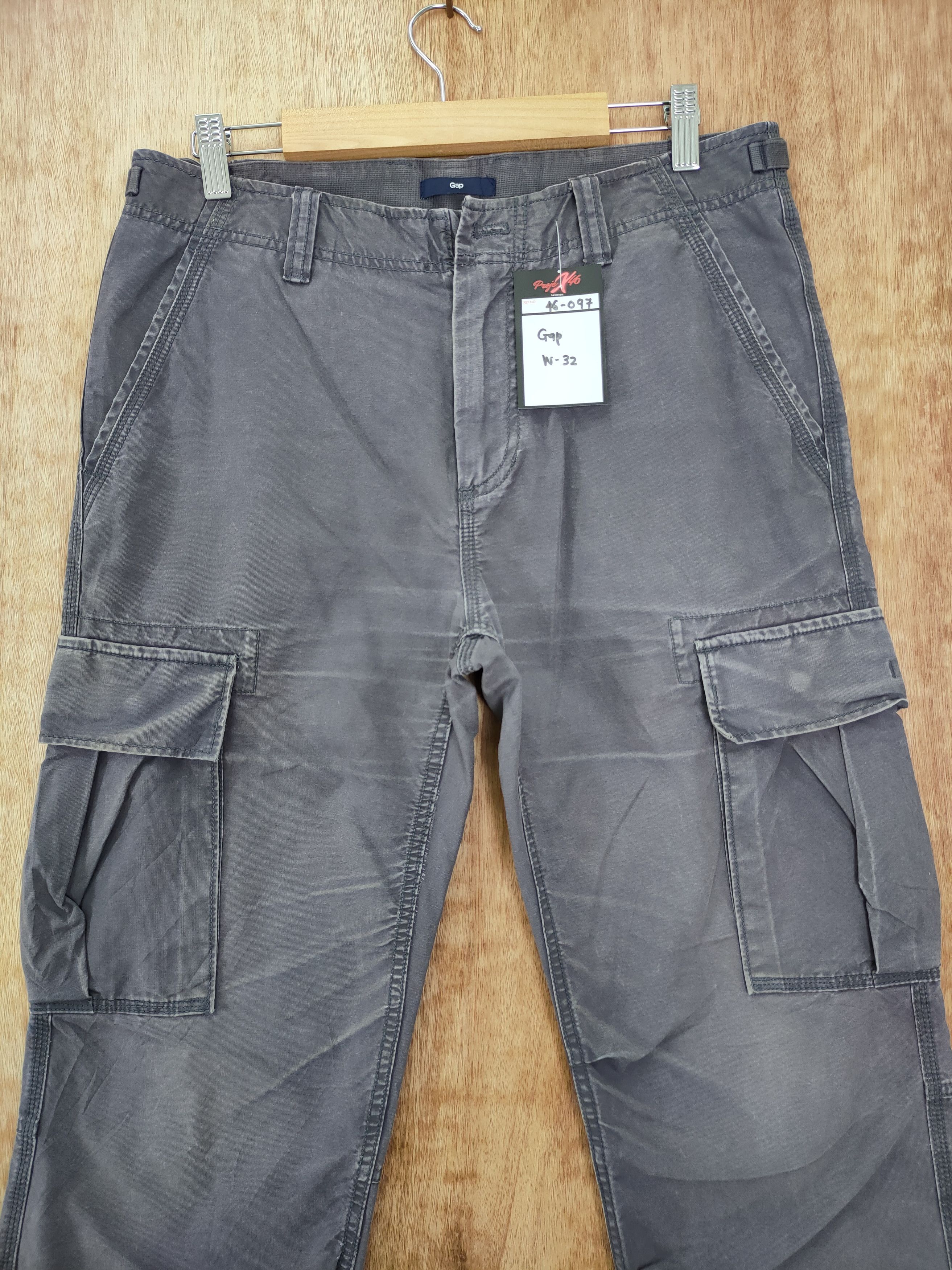 Faded Glory Gap Faded multipocket tactical cargo pants #46-097 Size US 30 / EU 46 - 3 Thumbnail
