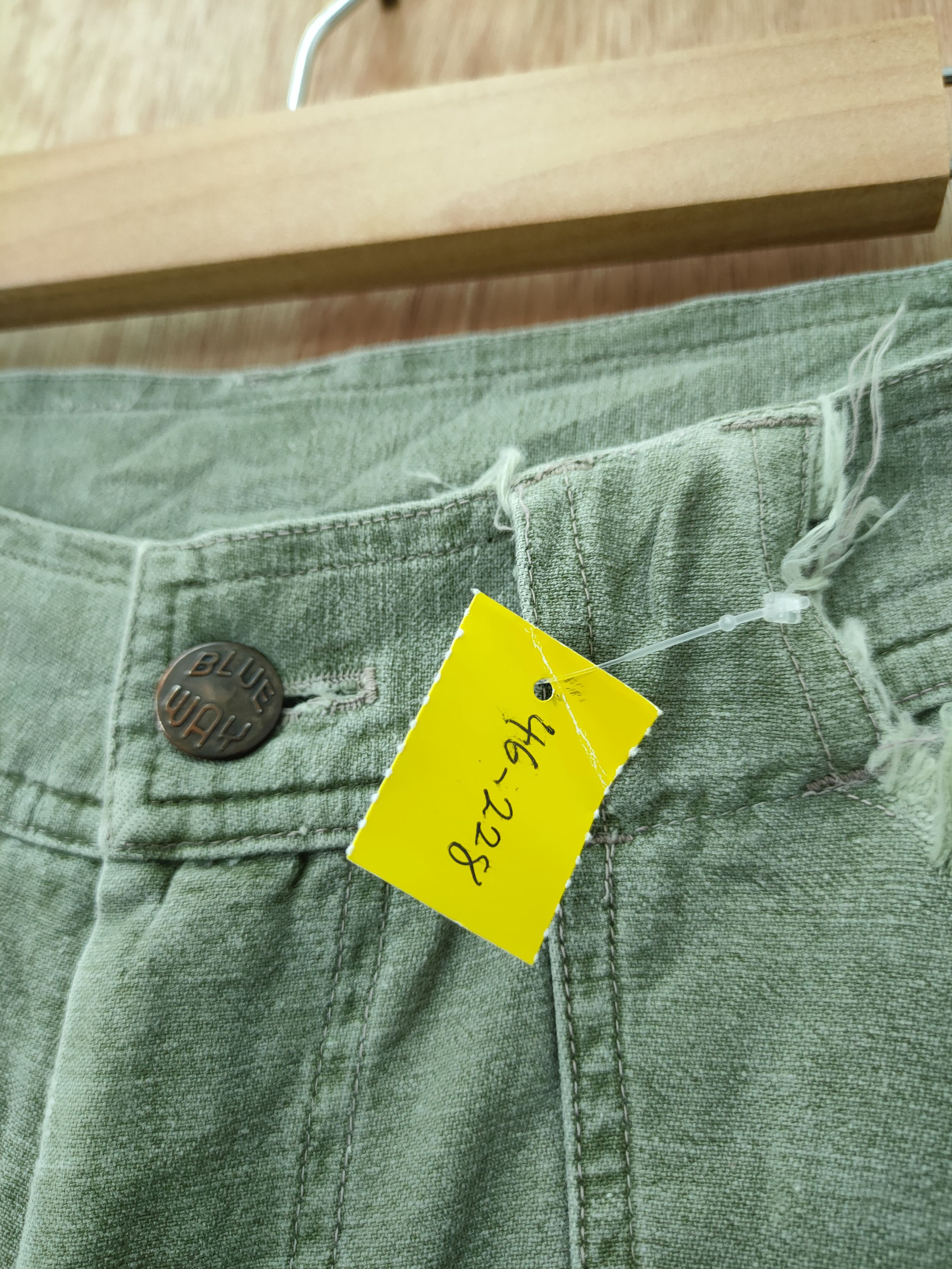 Japanese Brand DLL Blue Way vintage faded distressed cargo pants #46-228 Size US 27 - 5 Thumbnail