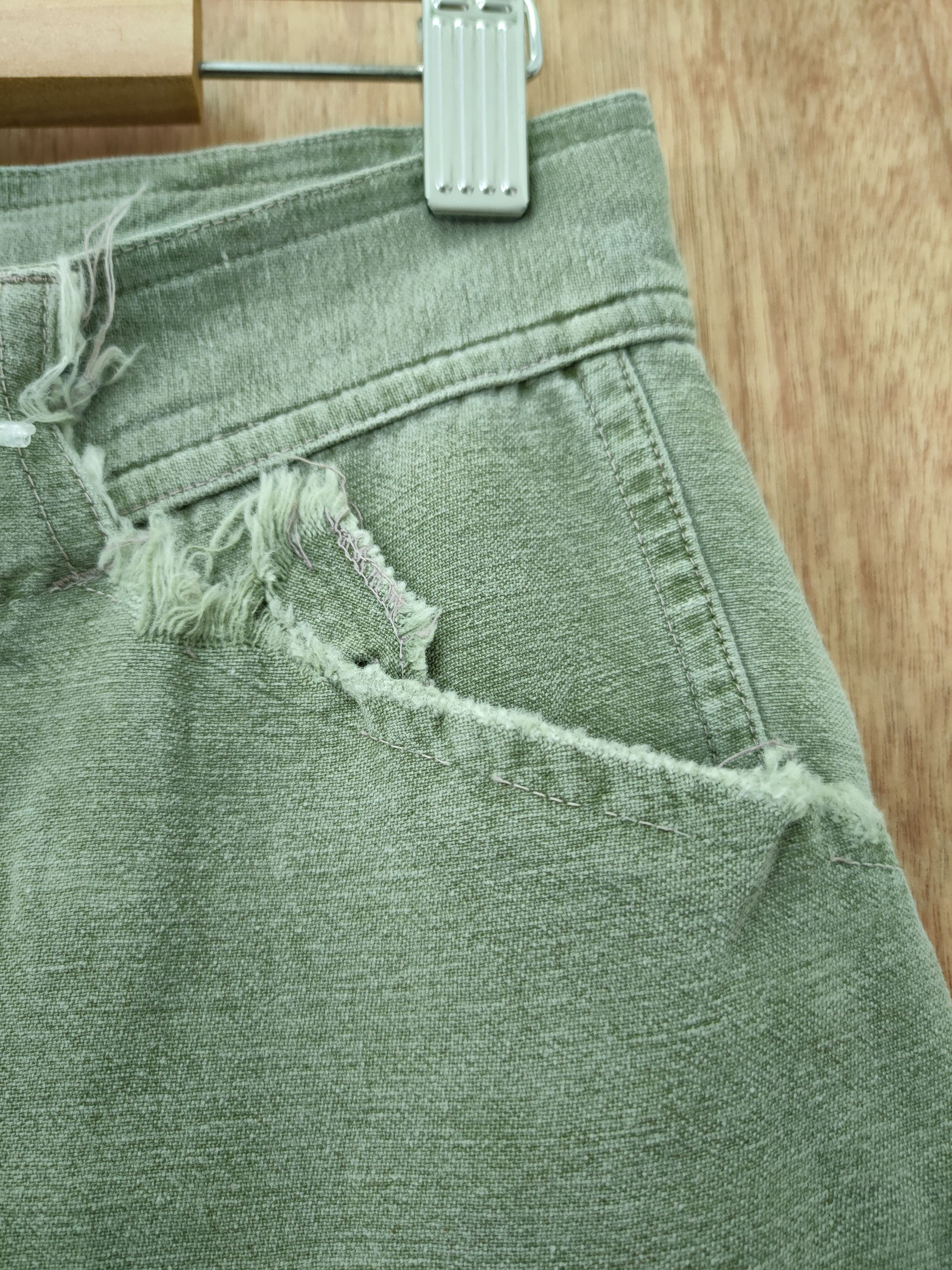 Japanese Brand DLL Blue Way vintage faded distressed cargo pants #46-228 Size US 27 - 6 Thumbnail