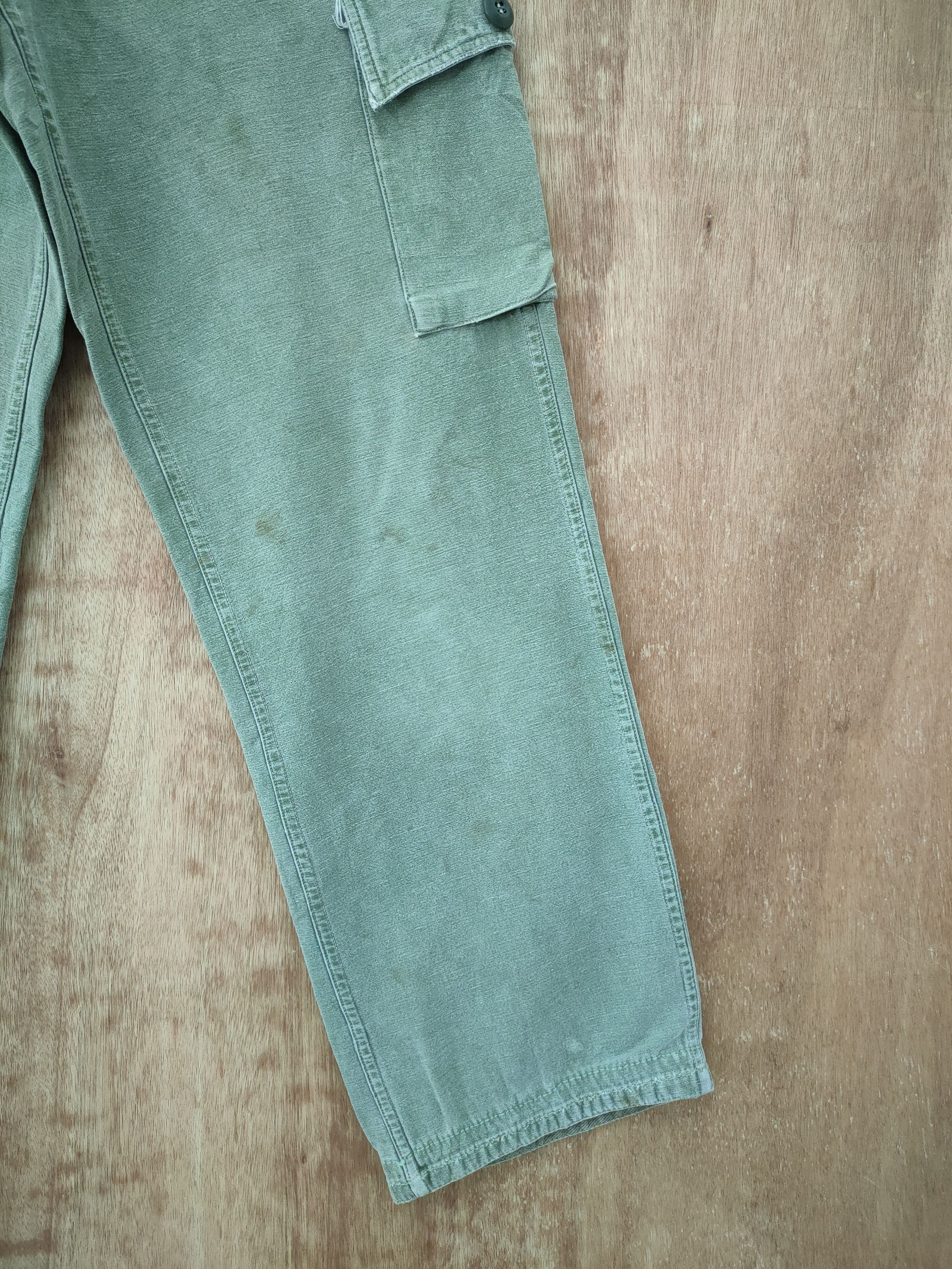 Japanese Brand DLL Blue Way vintage faded distressed cargo pants #46-228 Size US 27 - 3 Thumbnail