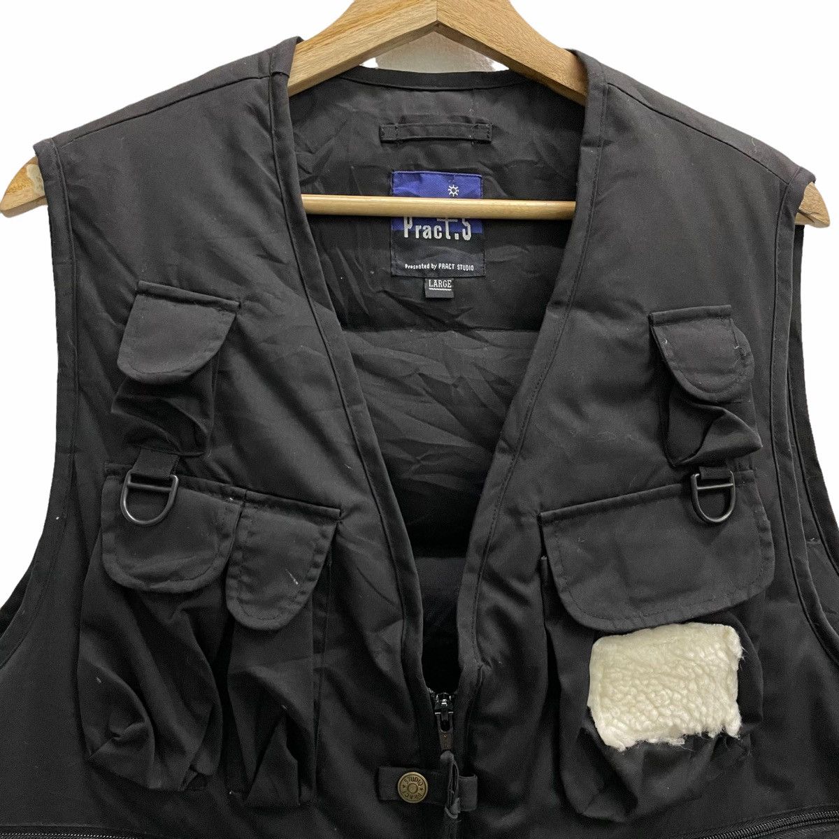 Vintage 💥90s PRACT STUDIO TACTICAL VEST JACKET Size US L / EU 52-54 / 3 - 4 Thumbnail