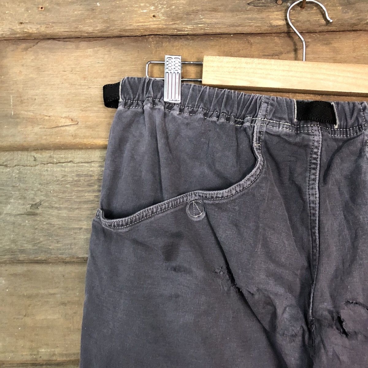 Aigle Aigle vintage ripped Grey utility Cargo Pants #7106 Size US 30 / EU 46 - 13 Thumbnail