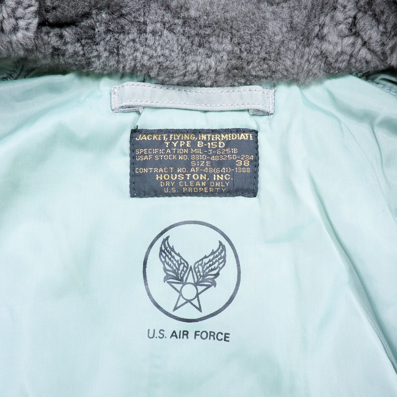 Other Houston, Inc. USAF B-15D Intermediate Flight Bomber Jacket Size US M / EU 48-50 / 2 - 4 Thumbnail