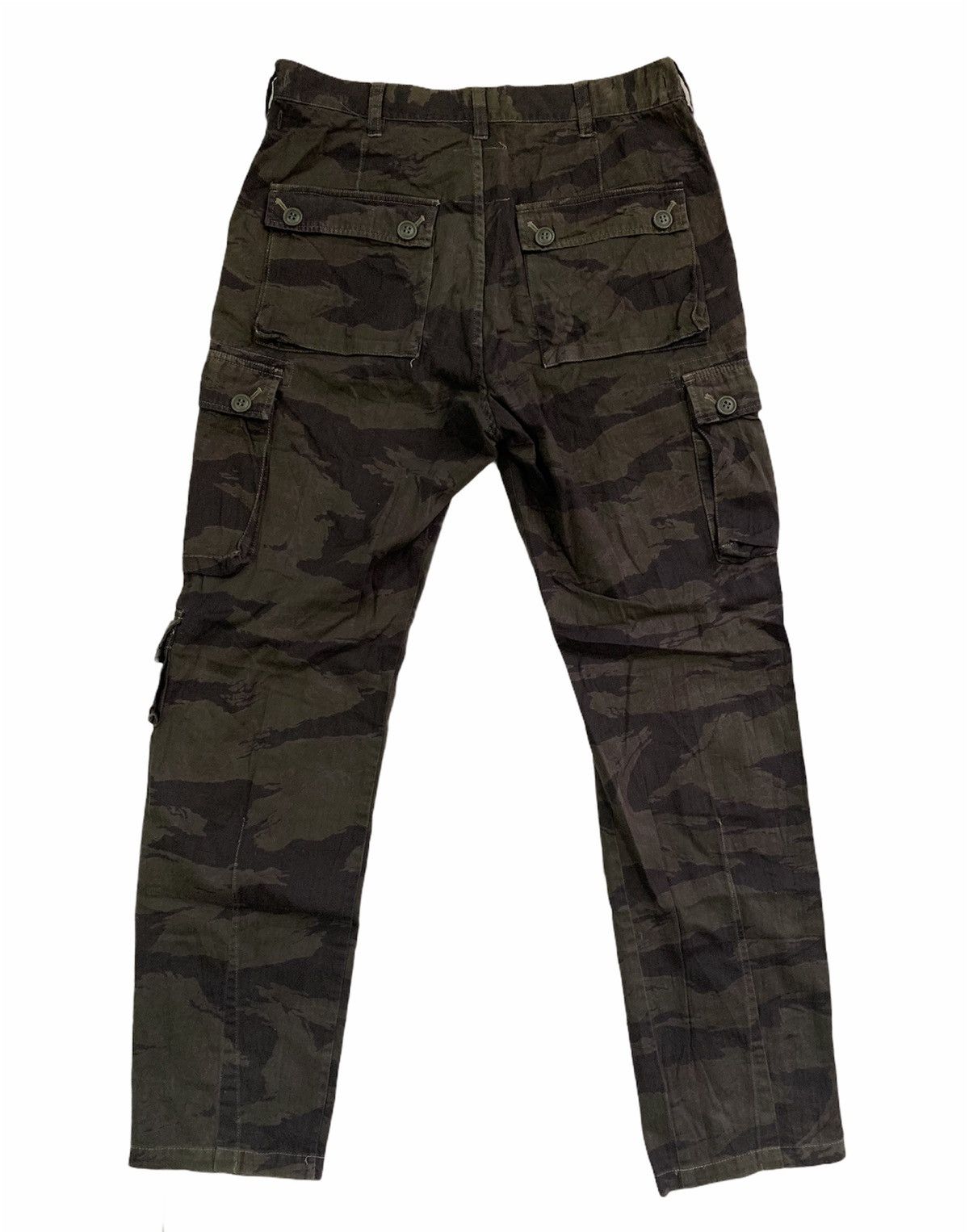 Kazuki Kuraishi A. Four Labs Tiger Stripe Cargo Pants Size US 32 / EU 48 - 7 Thumbnail