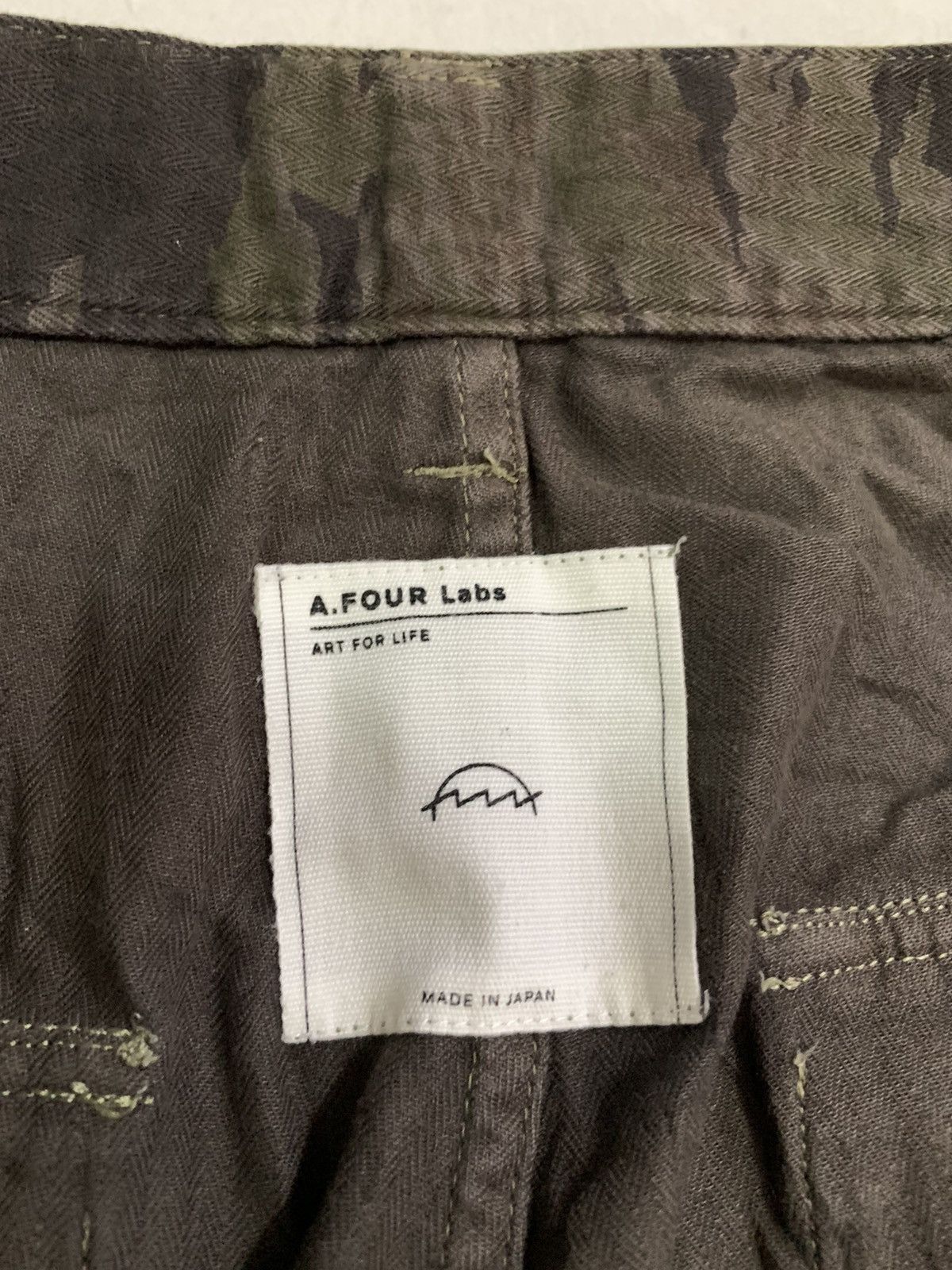 Kazuki Kuraishi A. Four Labs Tiger Stripe Cargo Pants Size US 32 / EU 48 - 9 Thumbnail