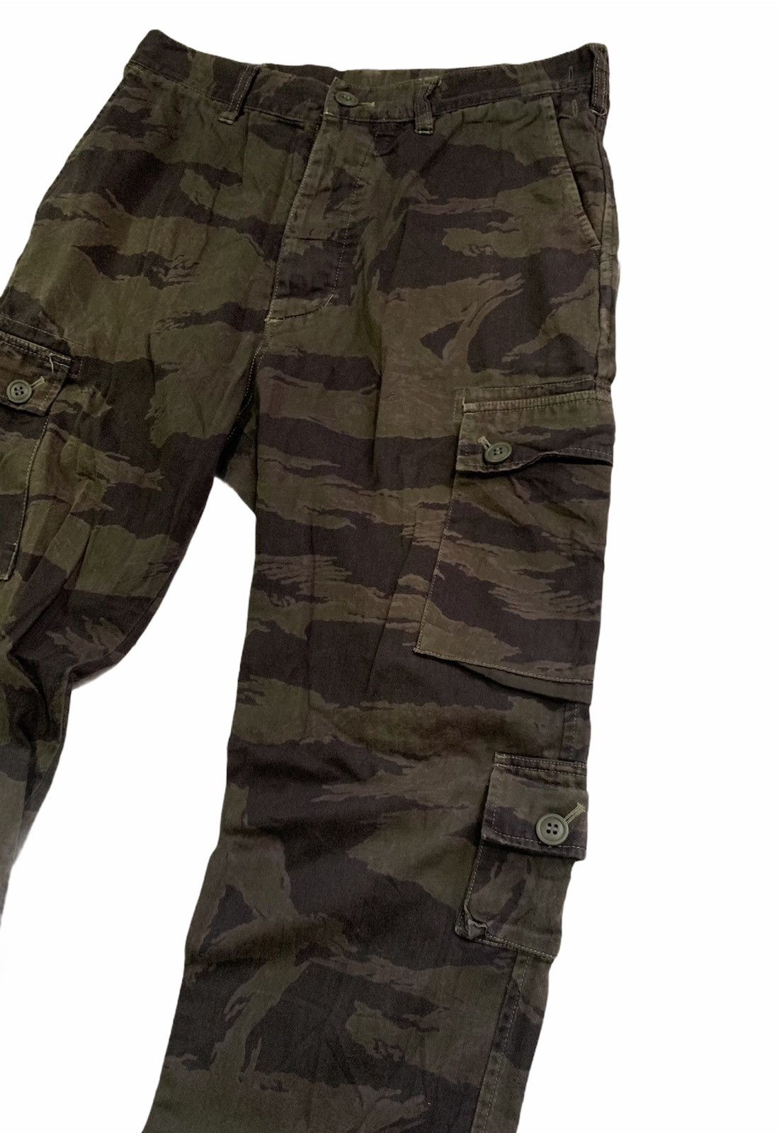 Kazuki Kuraishi A. Four Labs Tiger Stripe Cargo Pants Size US 32 / EU 48 - 5 Thumbnail