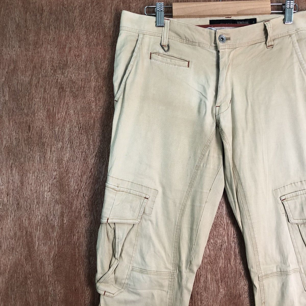 Schlussel DLL Schlussel distressed ripped Tactical Cargo Pants #c215 Size US 32 / EU 48 - 5 Thumbnail