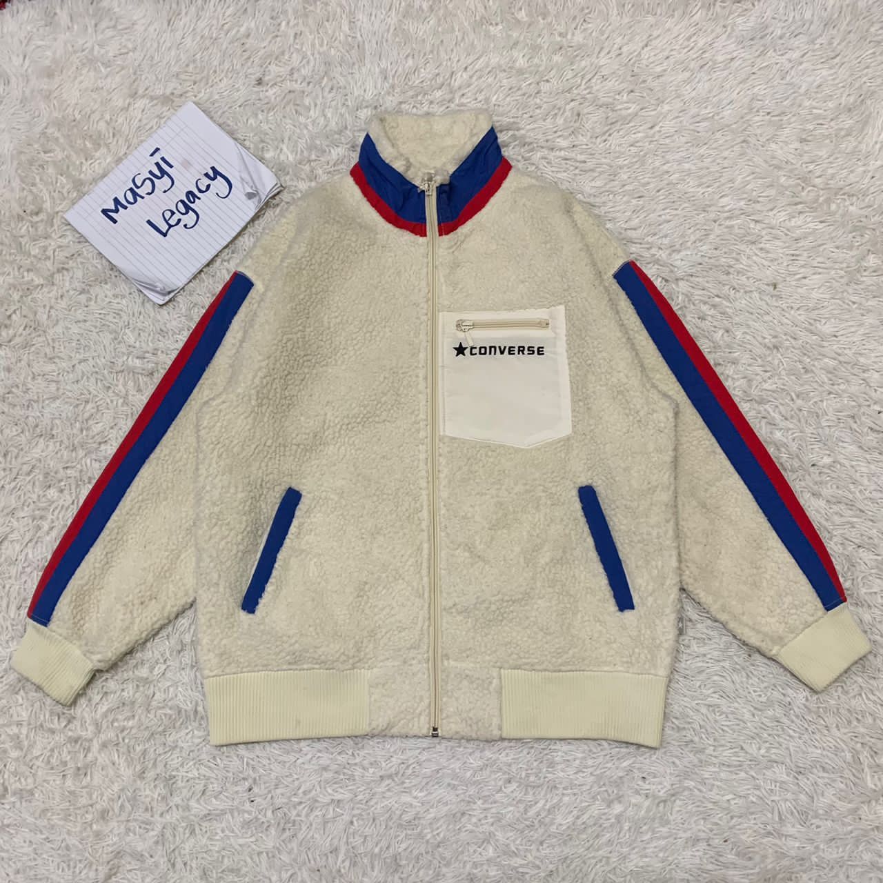 Converse Rare design converse deep pile jacket Size US M / EU 48-50 / 2 - 1 Thumbnail