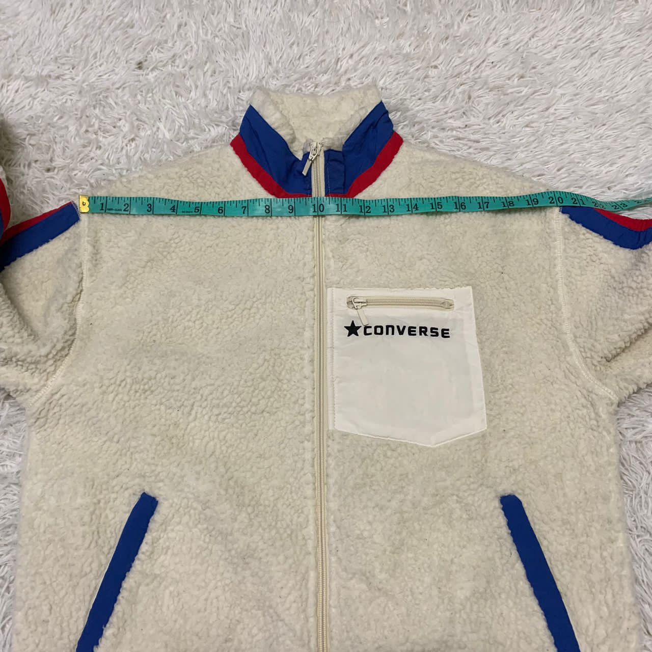 Converse Rare design converse deep pile jacket Size US M / EU 48-50 / 2 - 7 Thumbnail