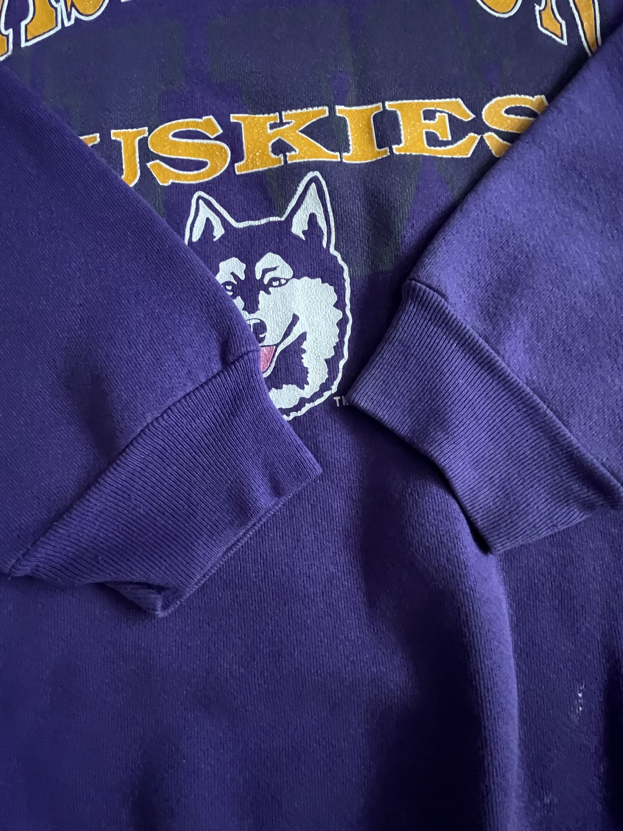 Vintage Vintage Washington Huskies Sweatshirt Bowl Rare Y2k Hype Size US XL / EU 56 / 4 - 10 Thumbnail