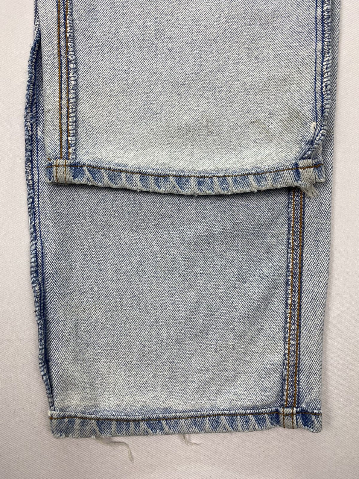 Vintage Maurice Malone Dirty Distressed Jeans Size US 31 - 20 Thumbnail