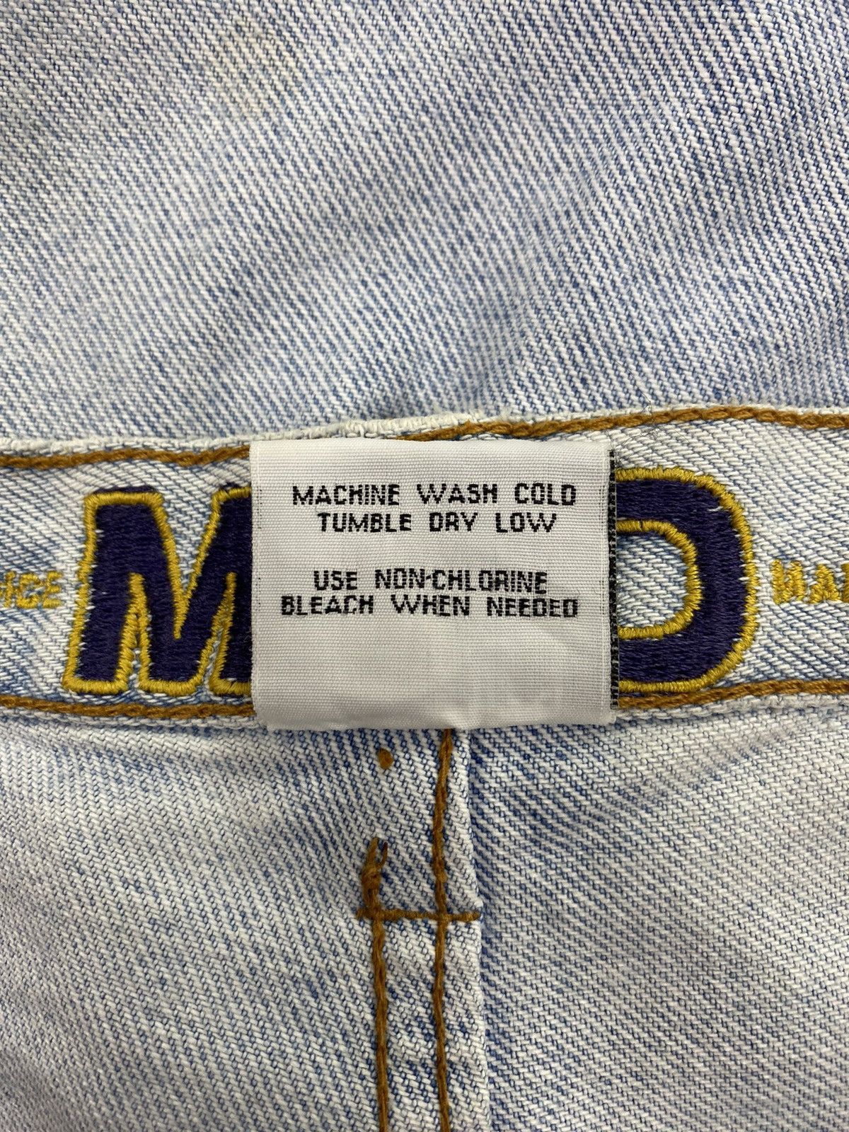 Vintage Maurice Malone Dirty Distressed Jeans Size US 31 - 16 Thumbnail