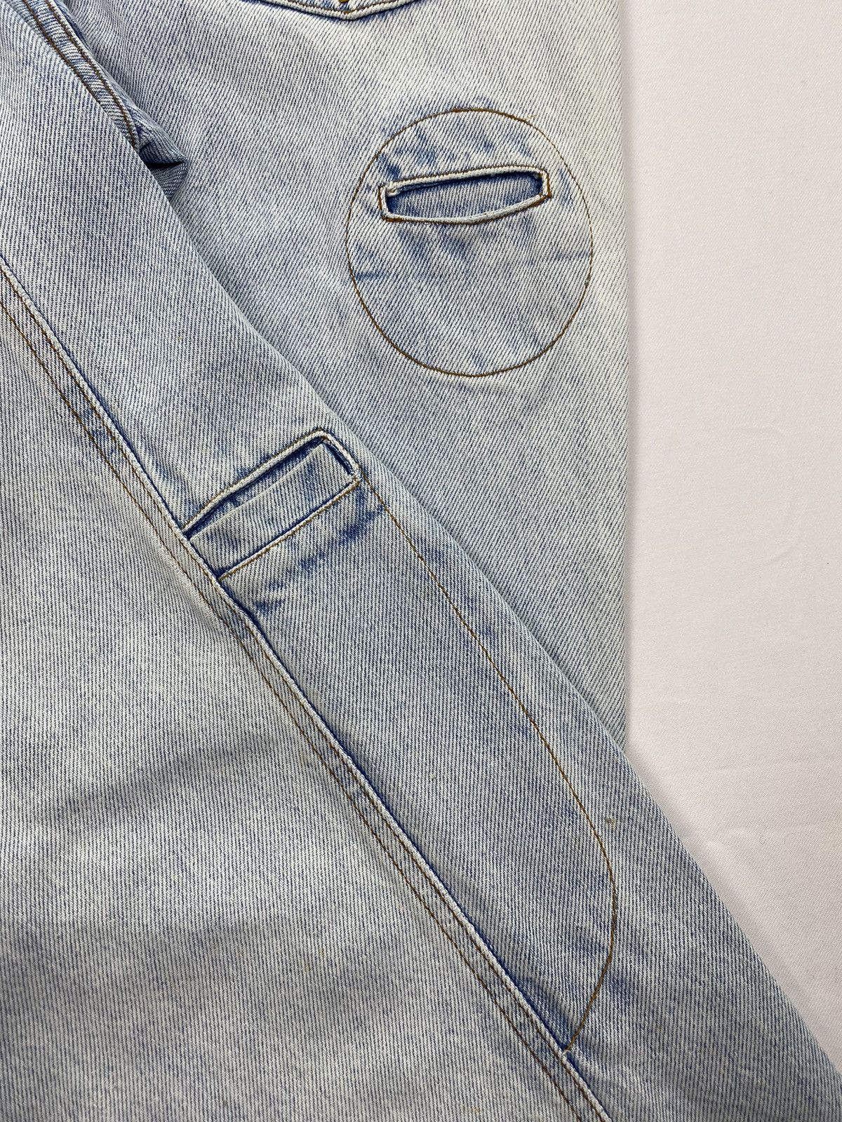 Vintage Maurice Malone Dirty Distressed Jeans Size US 31 - 11 Thumbnail