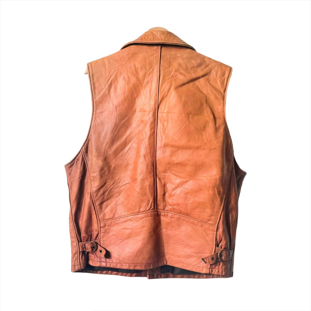 Schott × Vintage 💥 RARE SCHOTT USA COWHIDE LEATHER JACKET Size US L / EU 52-54 / 3 - 3 Thumbnail