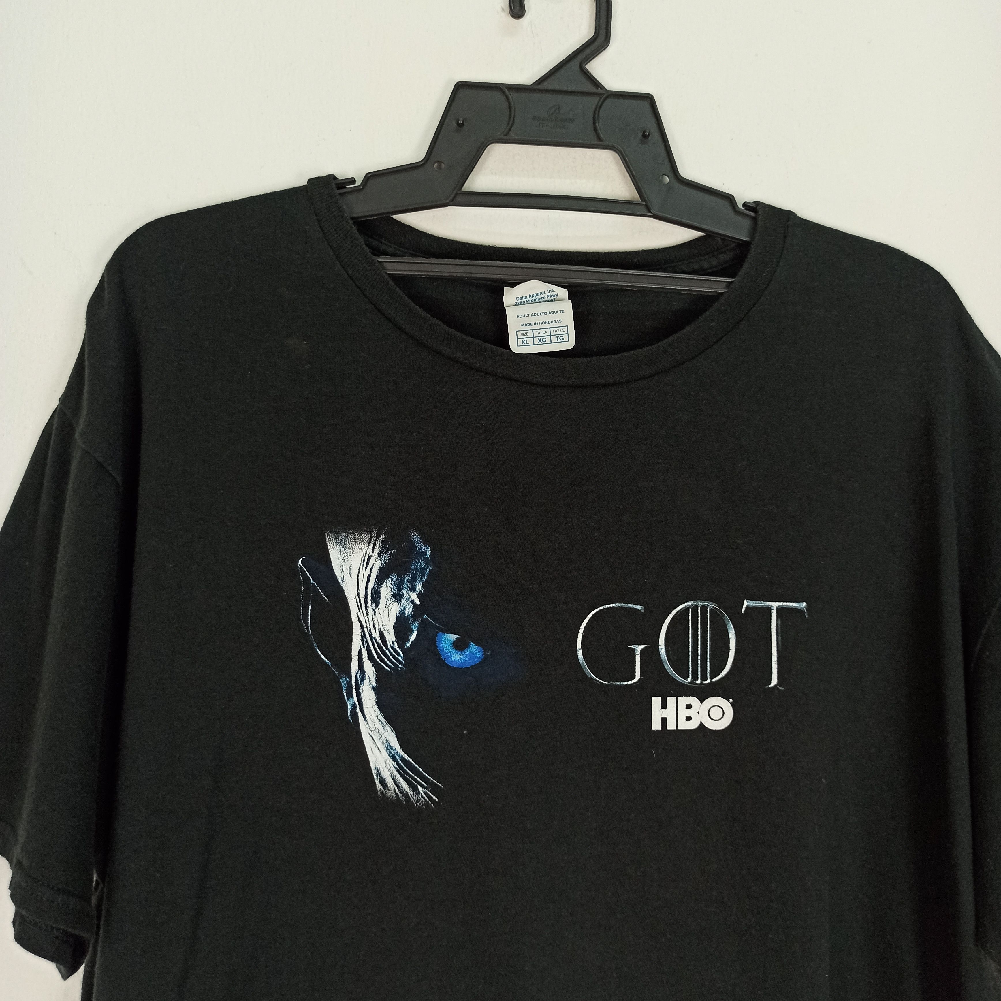 Vintage Rare Night King Game Of Thrones GOT HBO Movie promo Tshirt Size US XL / EU 56 / 4 - 2 Thumbnail