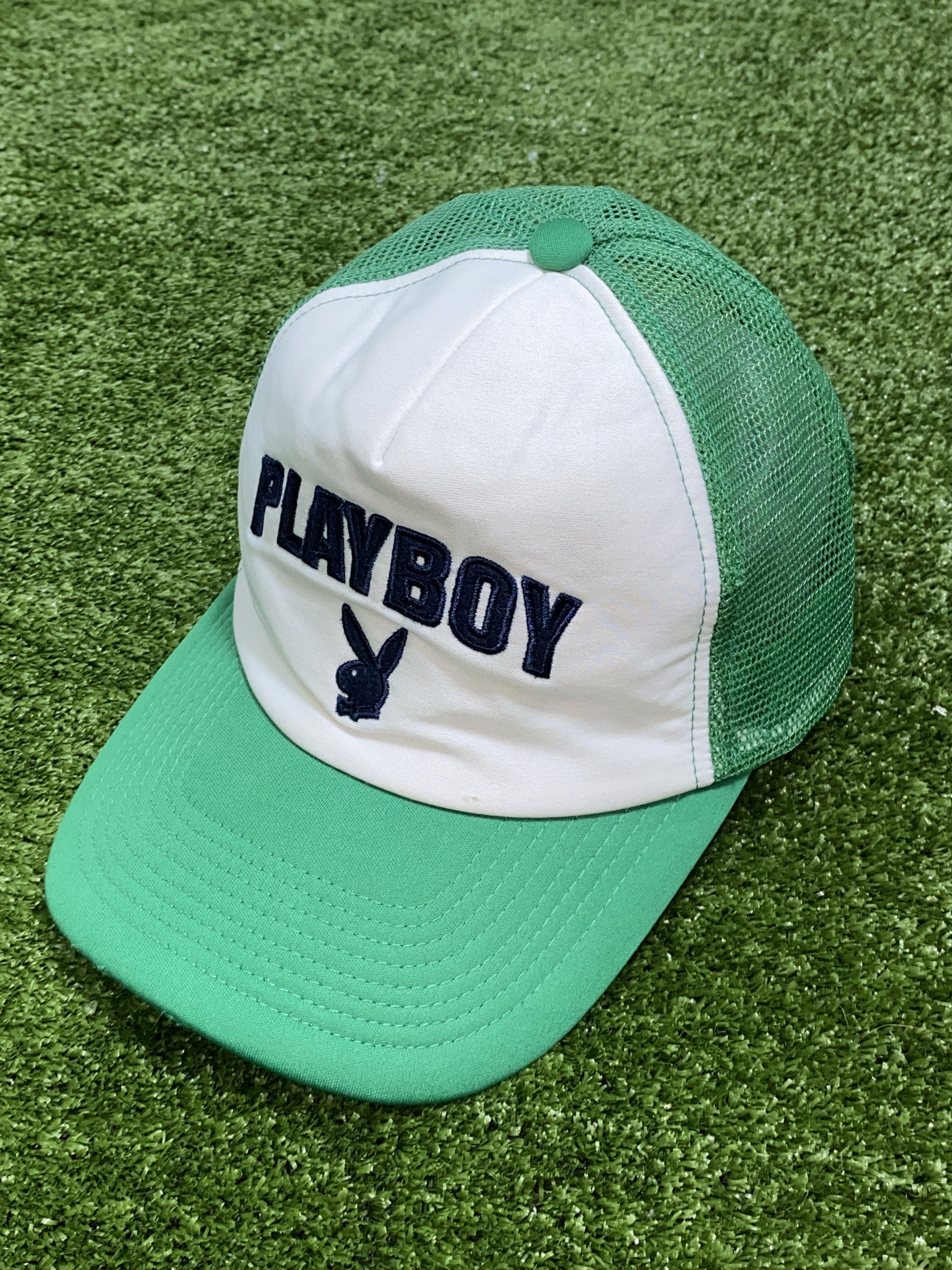 Playboy × Vintage 🚨Vintage 90s playboy trucker hat Size ONE SIZE - 1 Thumbnail