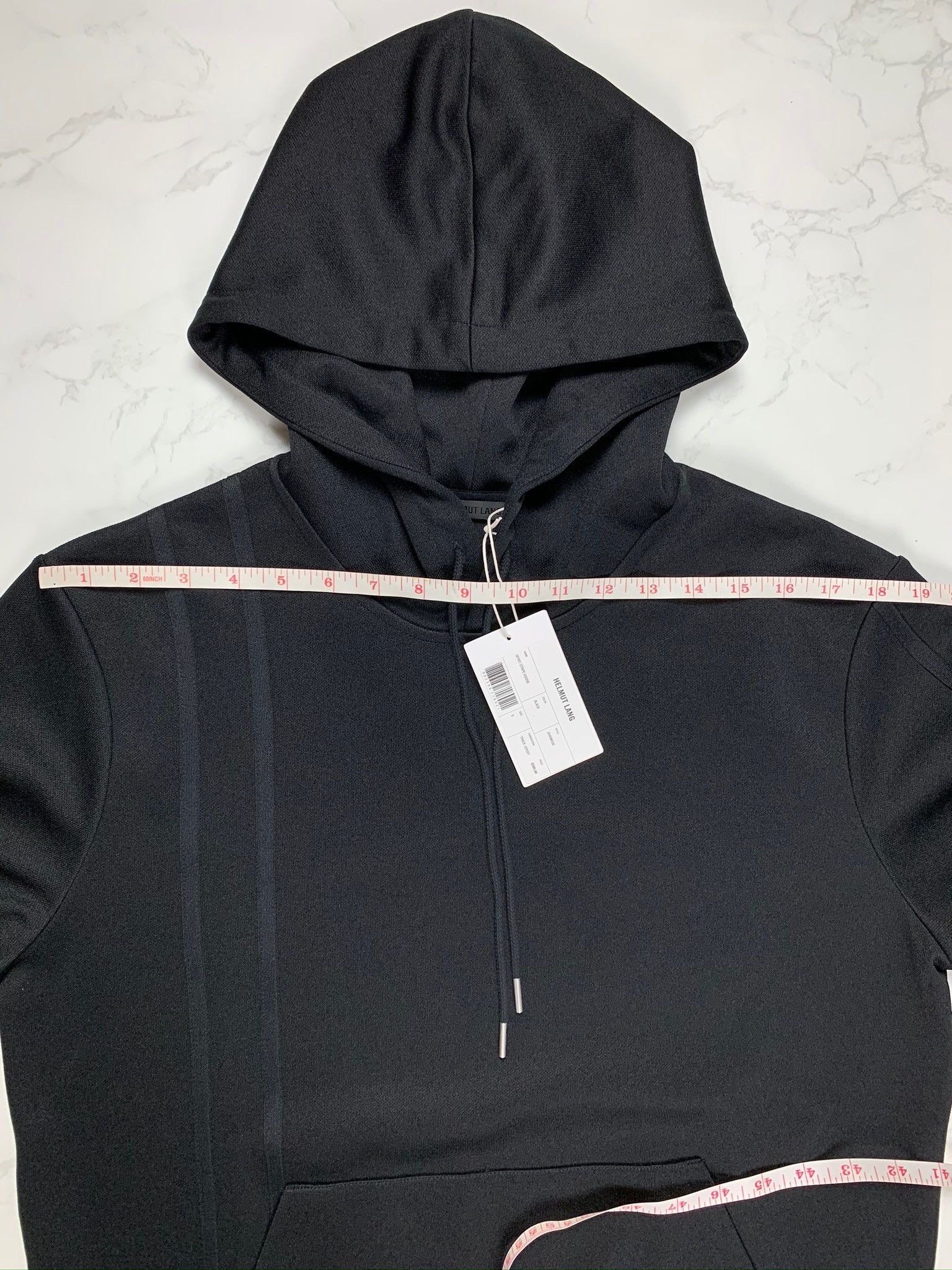Helmut Lang 🔥[SALE]🔥 Helmut Lang Sport Stripe Black Hoodie Size US S / EU 44-46 / 1 - 8 Thumbnail