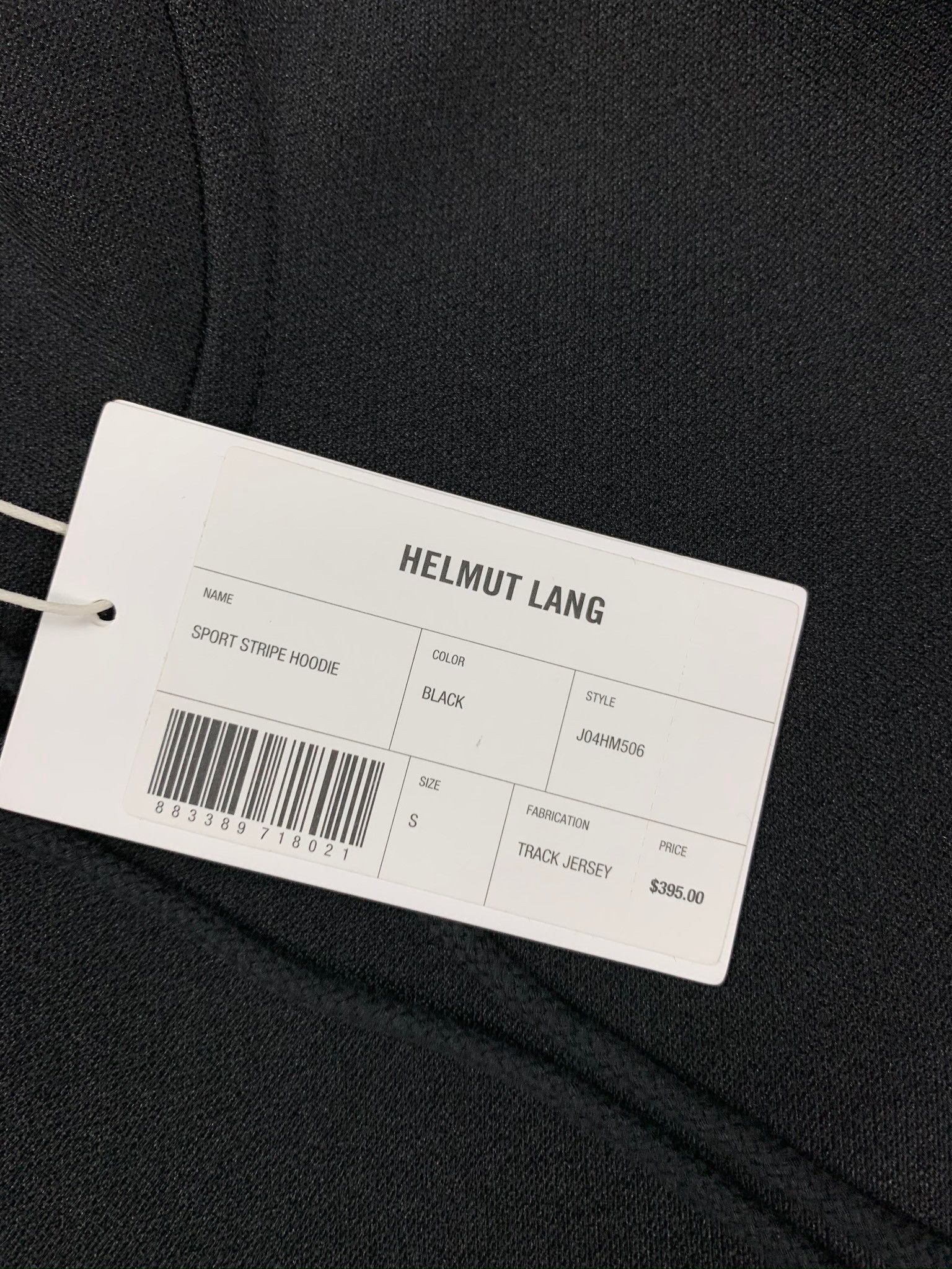Helmut Lang 🔥[SALE]🔥 Helmut Lang Sport Stripe Black Hoodie Size US S / EU 44-46 / 1 - 2 Thumbnail