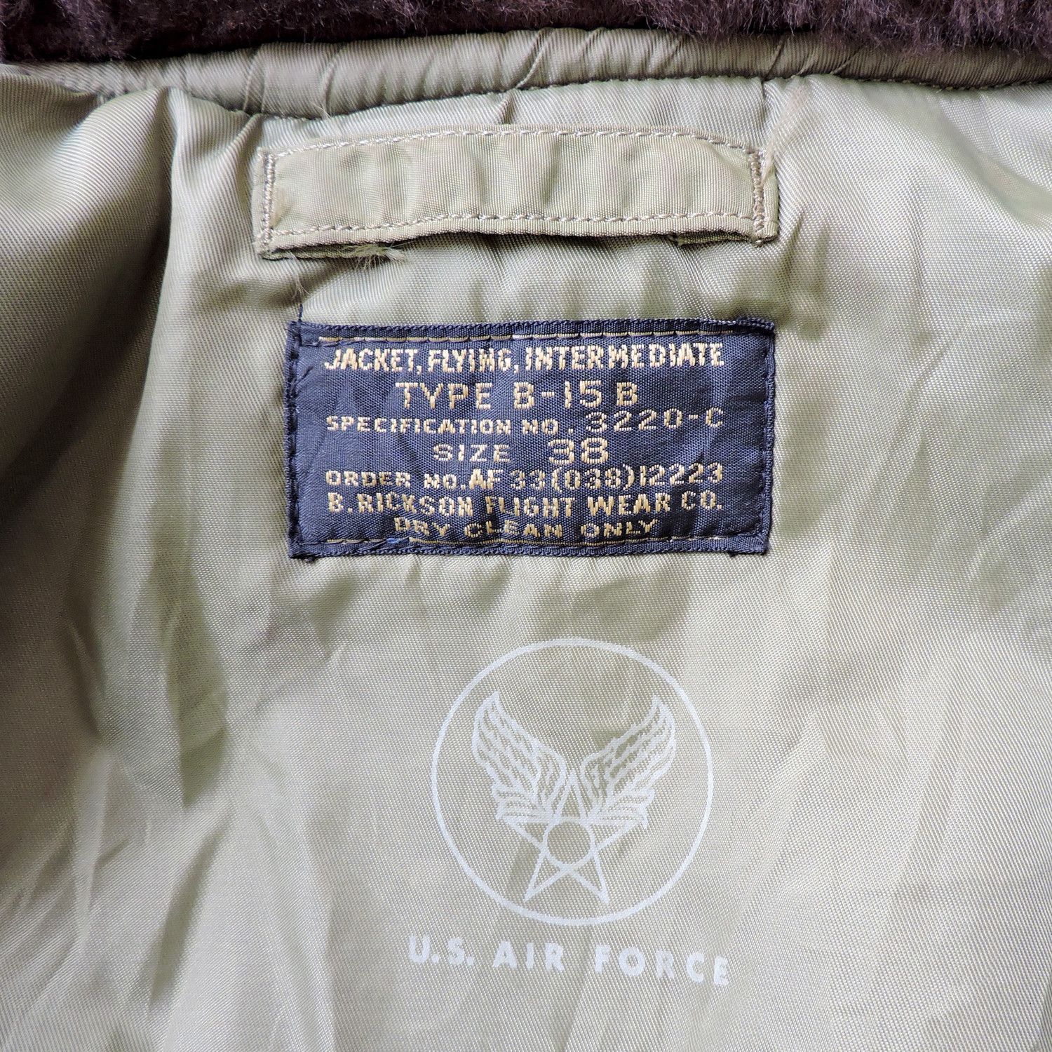 Buzz Rickson's × Toyo Enterprises 40's/Early 50's Buzz Rickson B-15B Flight Bomber Jacket Size US M / EU 48-50 / 2 - 4 Thumbnail