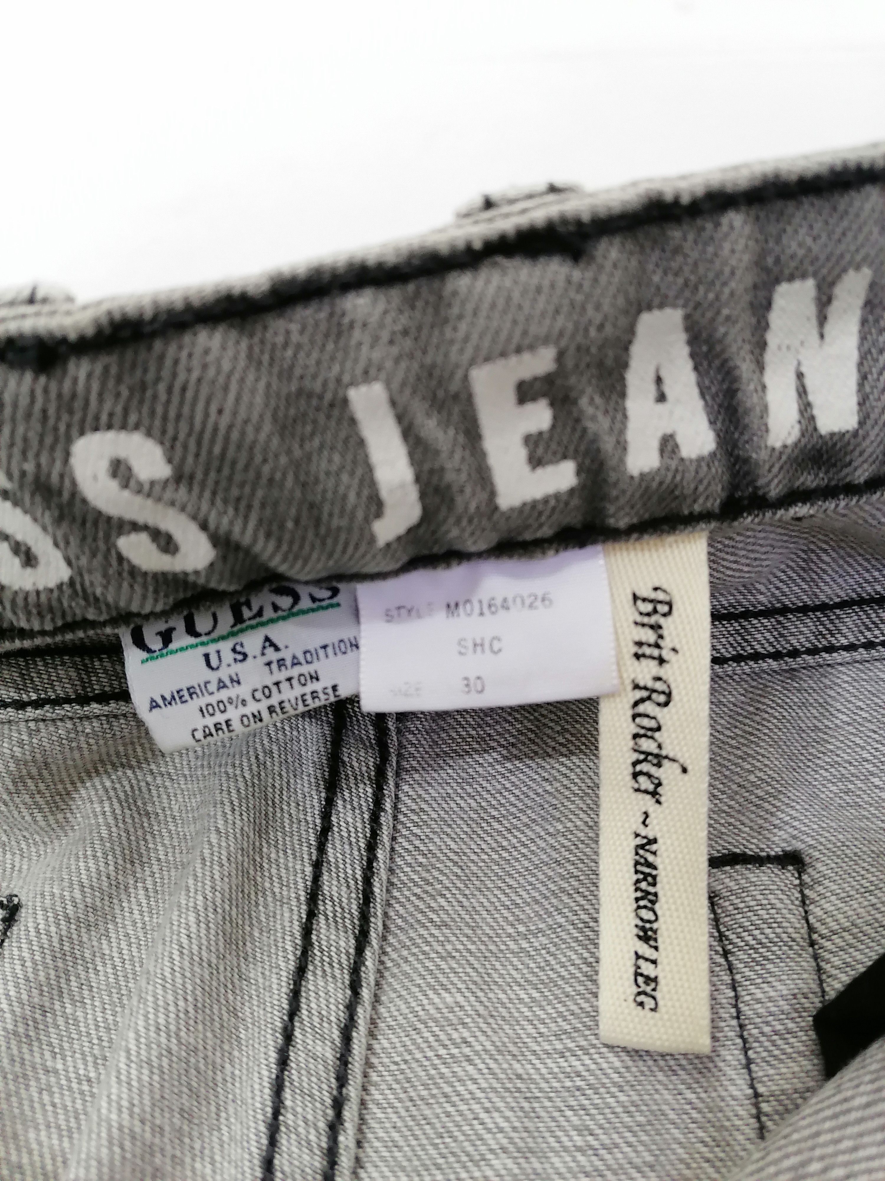 Guess Guess Skulls Embroidered Jeans Size US 30 / EU 46 - 6 Thumbnail