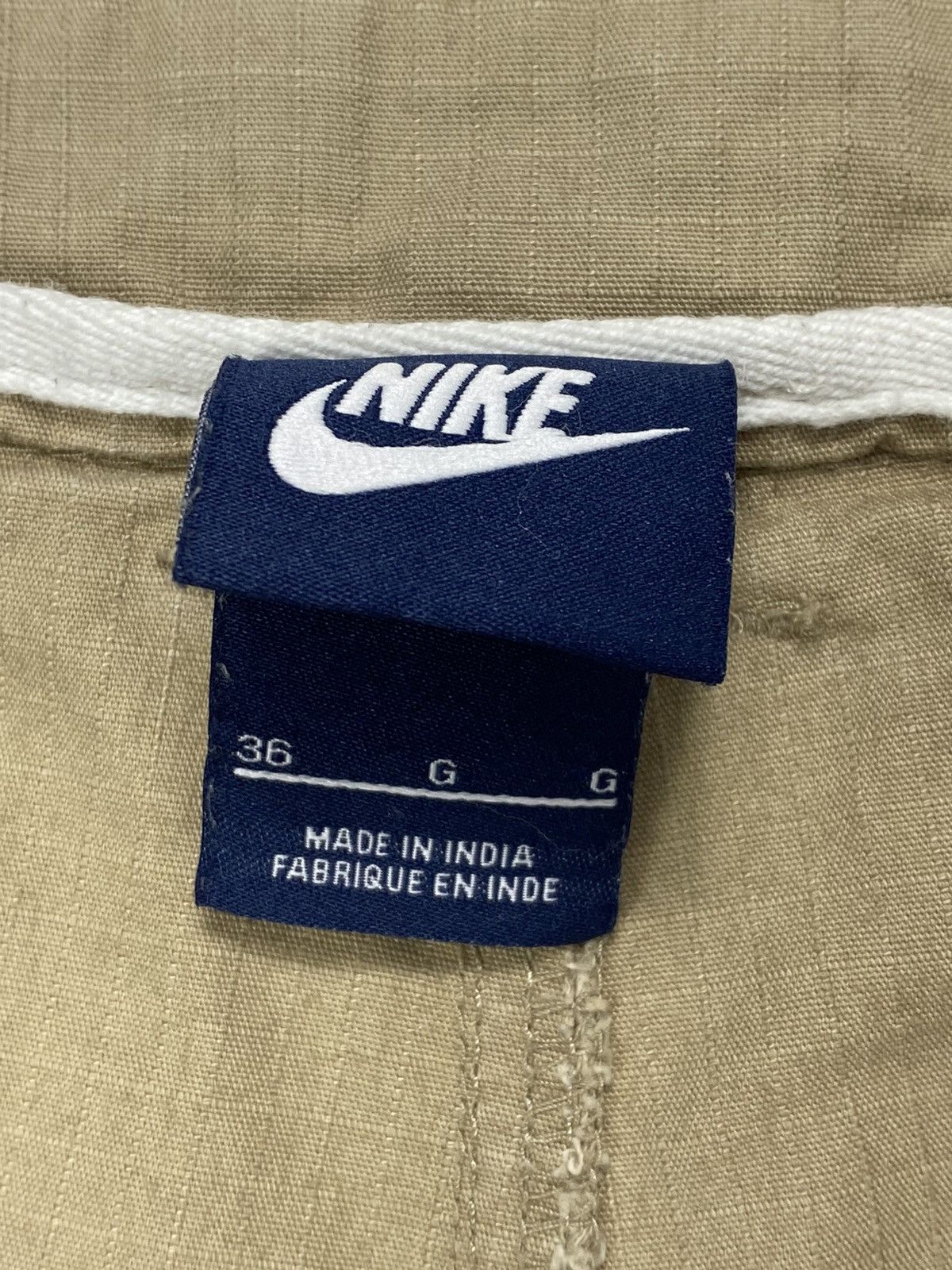 Nike 🔥LASTDROP🔥 Cargo Swoosh Ripstop Multipockets Beige Shorts Size US 36 / EU 52 - 9 Thumbnail