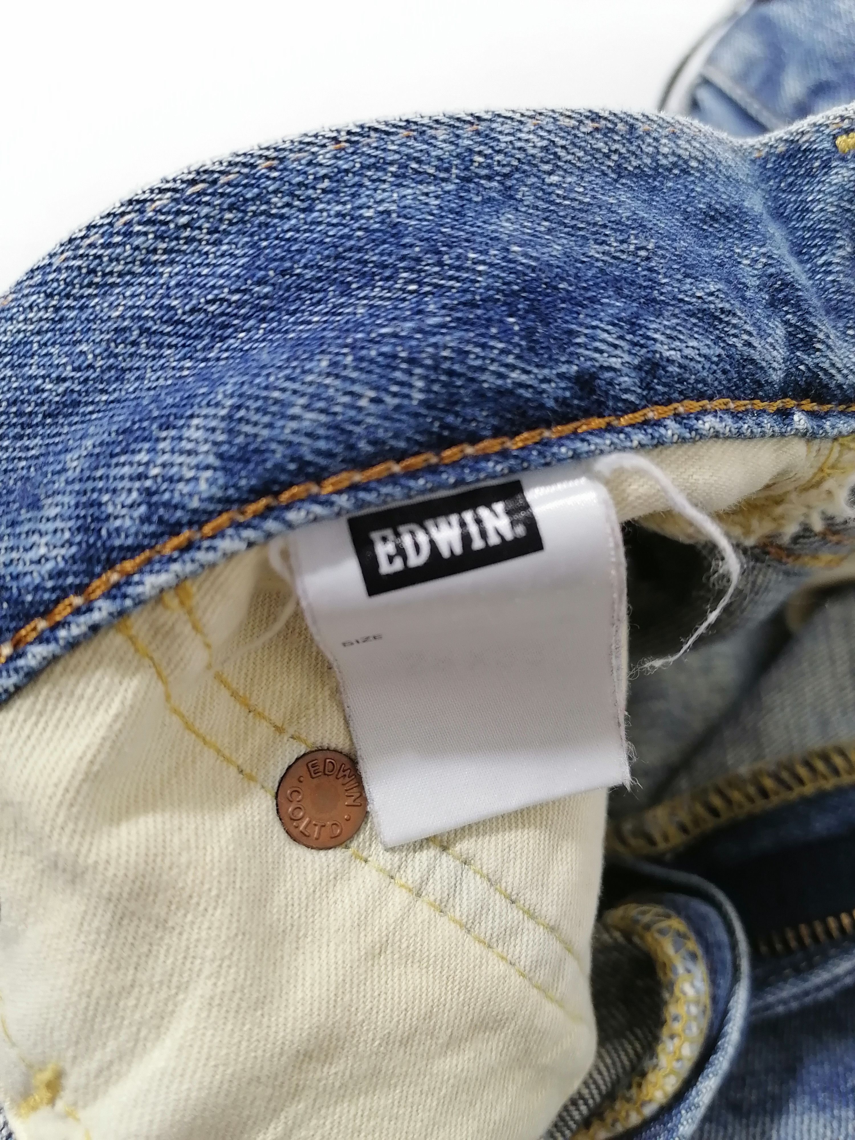 Edwin × Japanese Brand 505XX Edwin Selvedge Denim Jeans Size US 29 - 6 Thumbnail