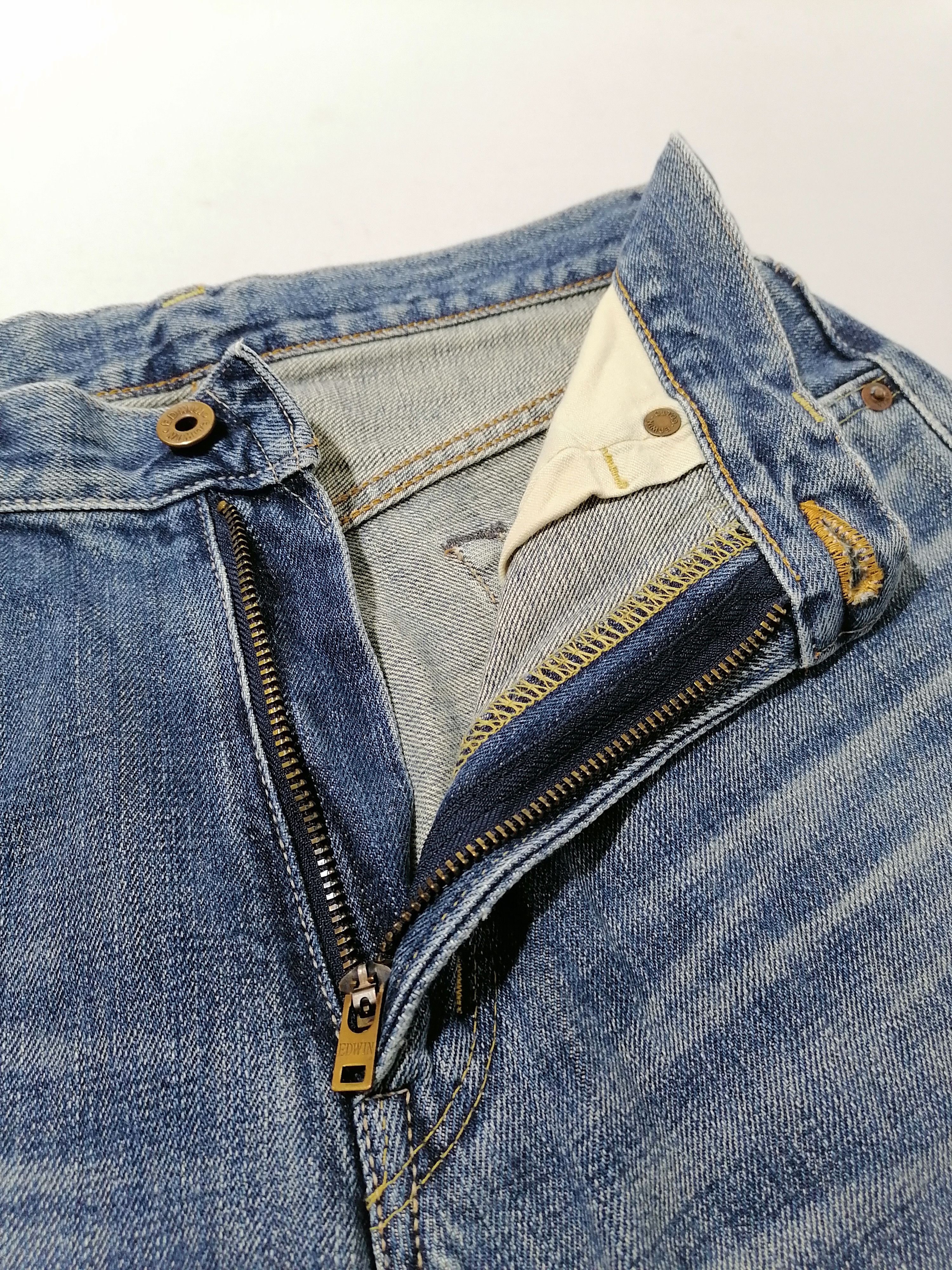 Edwin × Japanese Brand 505XX Edwin Selvedge Denim Jeans Size US 29 - 5 Thumbnail