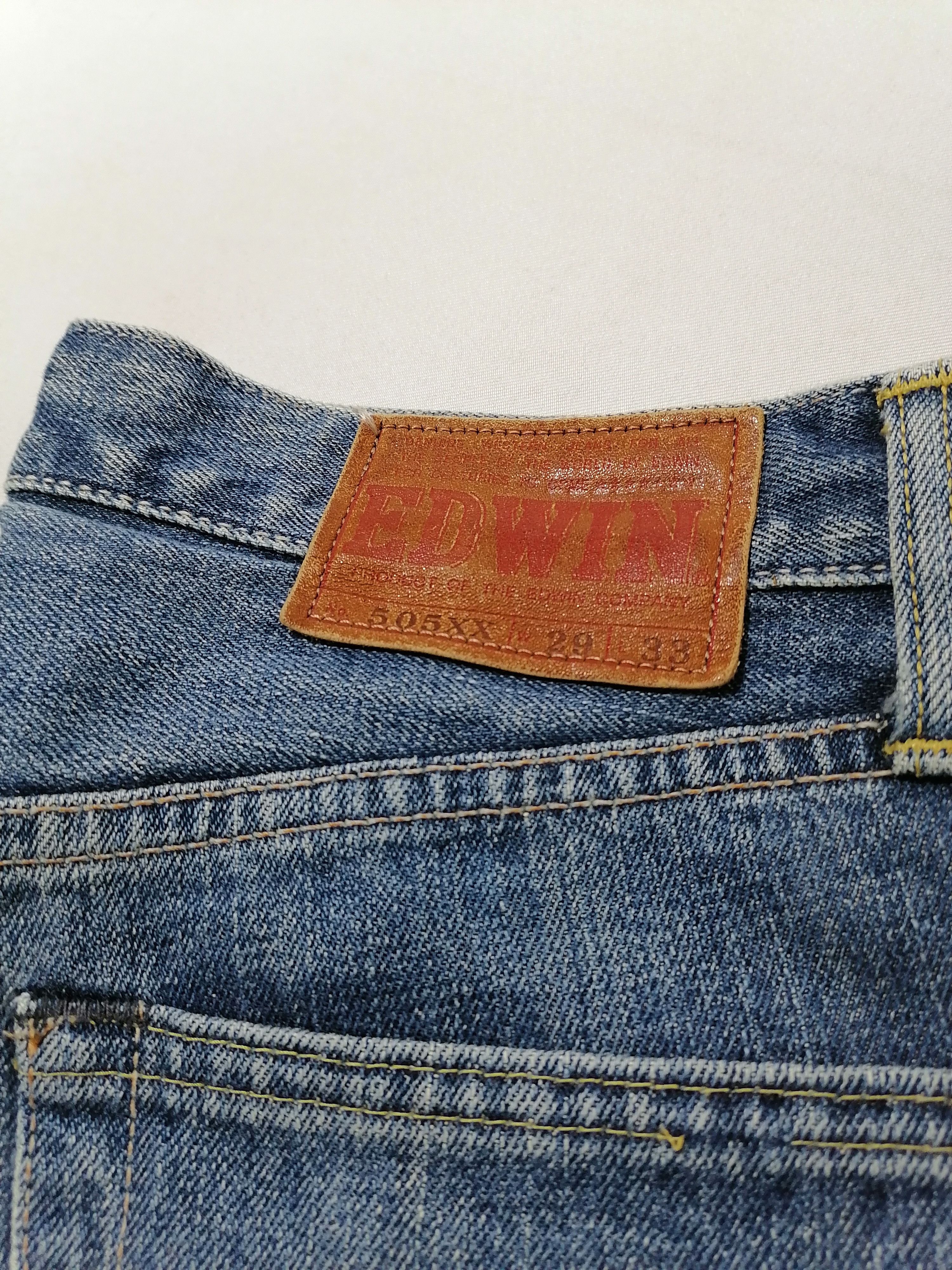 Edwin × Japanese Brand 505XX Edwin Selvedge Denim Jeans Size US 29 - 8 Thumbnail