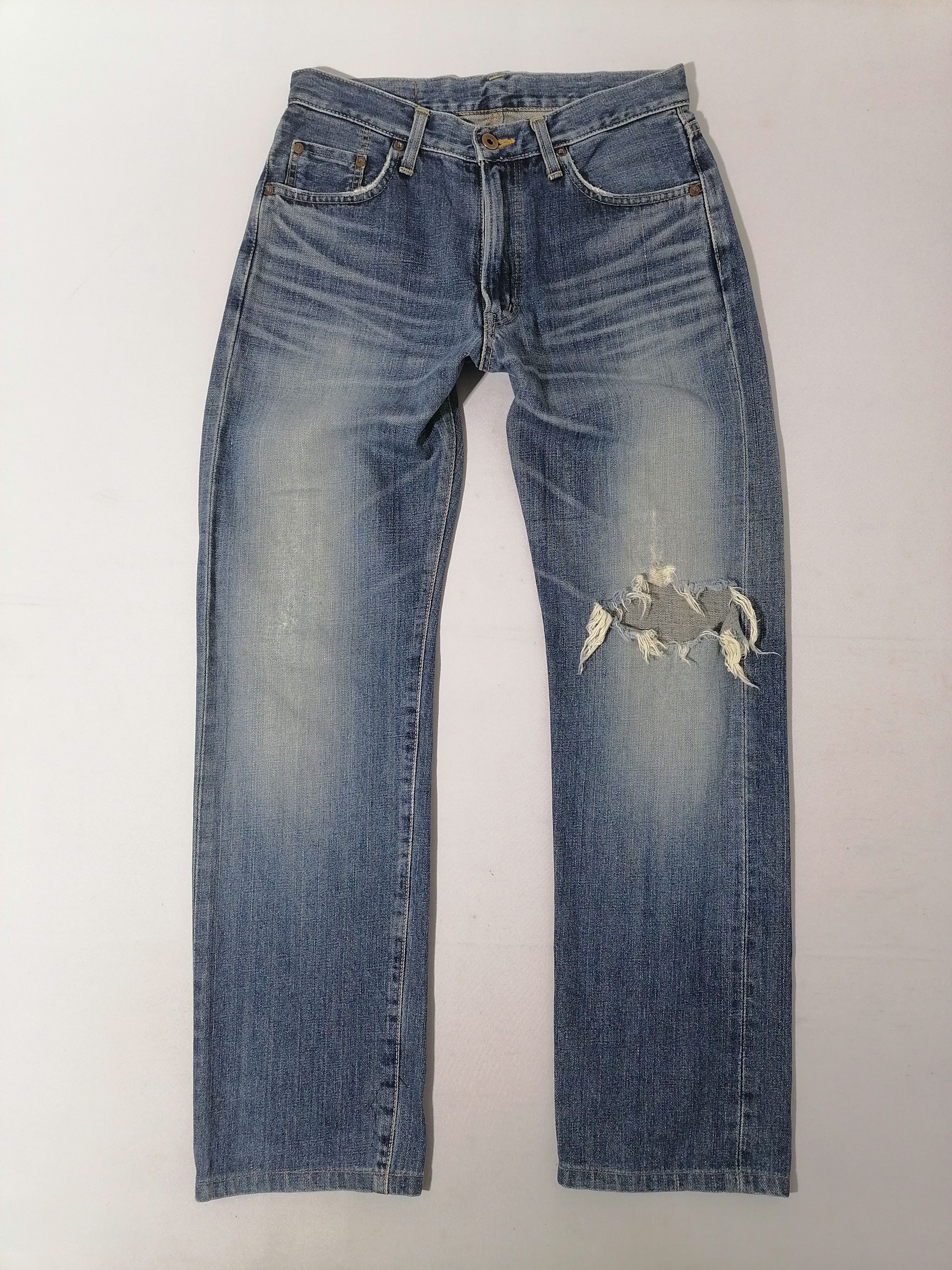 Edwin × Japanese Brand 505XX Edwin Selvedge Denim Jeans Size US 29 - 2 Thumbnail