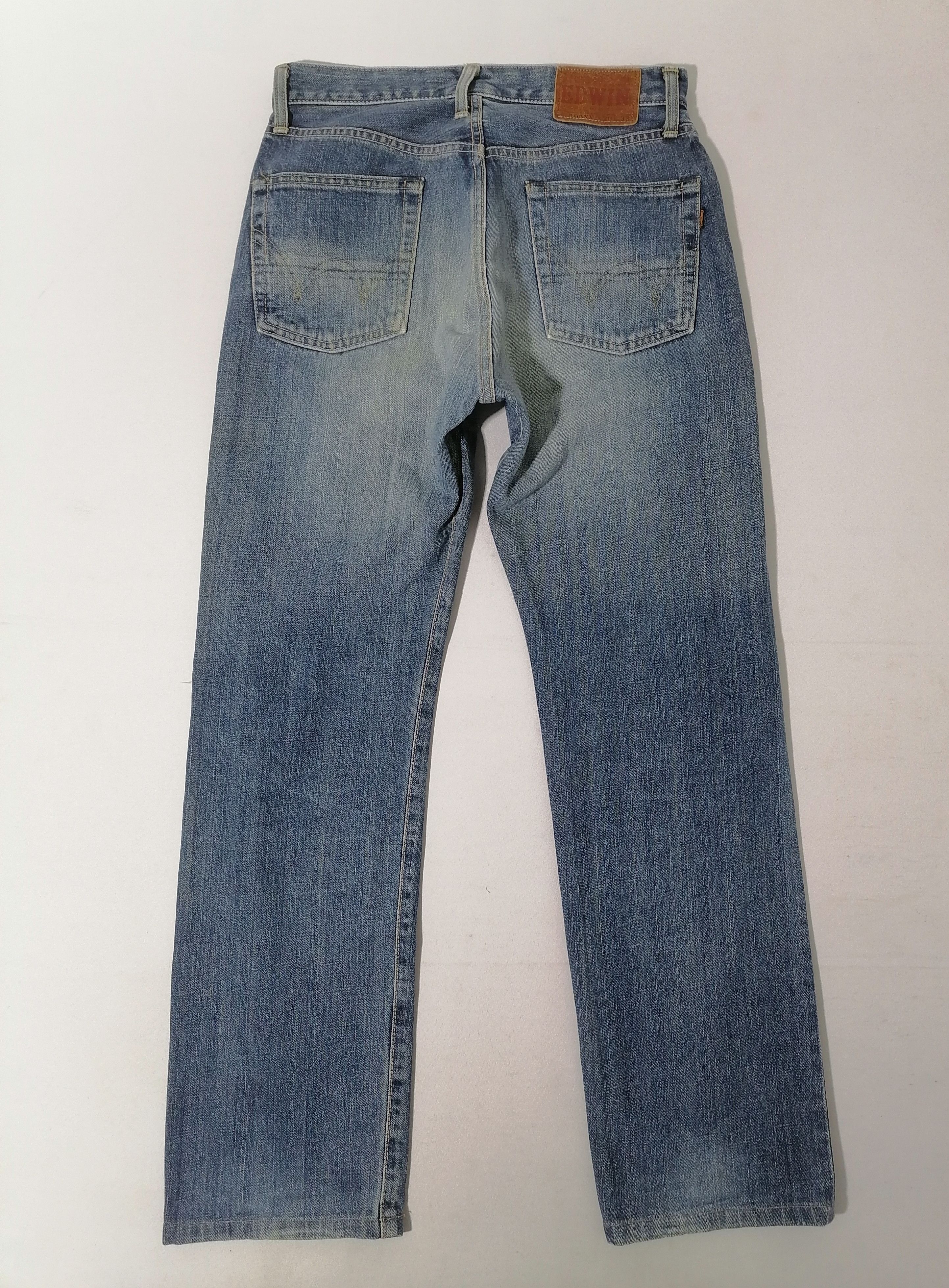 Edwin × Japanese Brand 505XX Edwin Selvedge Denim Jeans Size US 29 - 3 Thumbnail