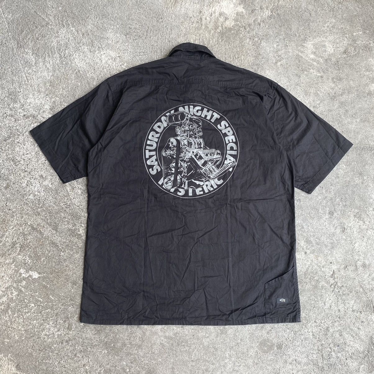 image of Hysteric Glamour - Workshirt Button Up in Black, Men's (Size Medium)
