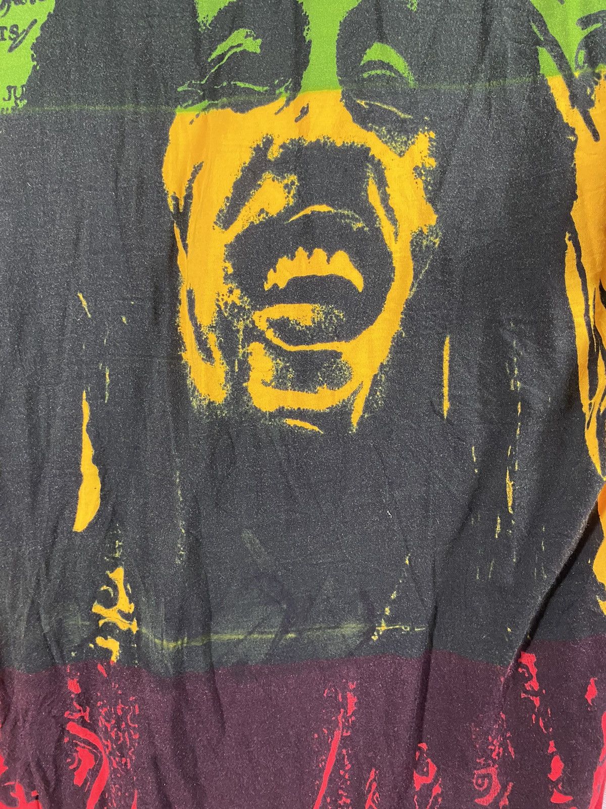 Bob Marley × Designer rasta factory x bob marley tri-colour big print 100 rayon Size US M / EU 48-50 / 2 - 6 Thumbnail