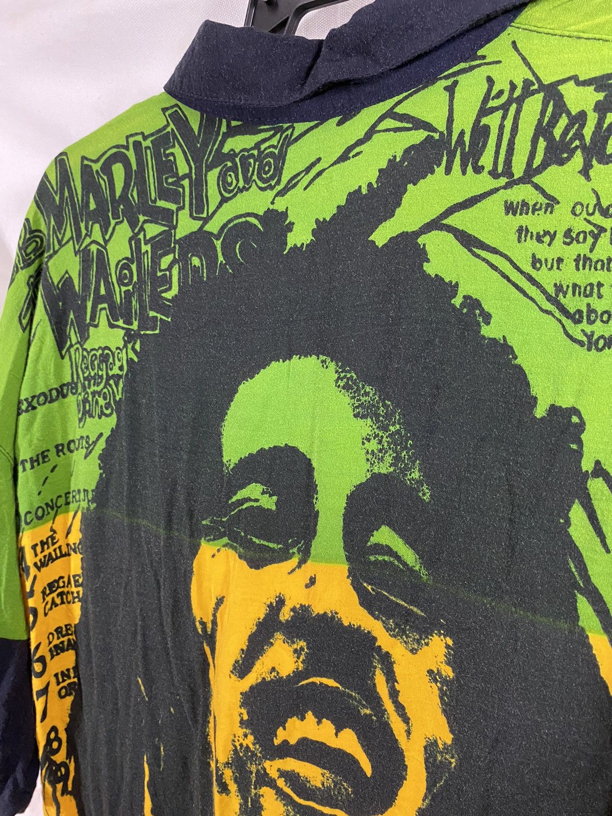 Bob Marley × Designer rasta factory x bob marley tri-colour big print 100 rayon Size US M / EU 48-50 / 2 - 3 Thumbnail