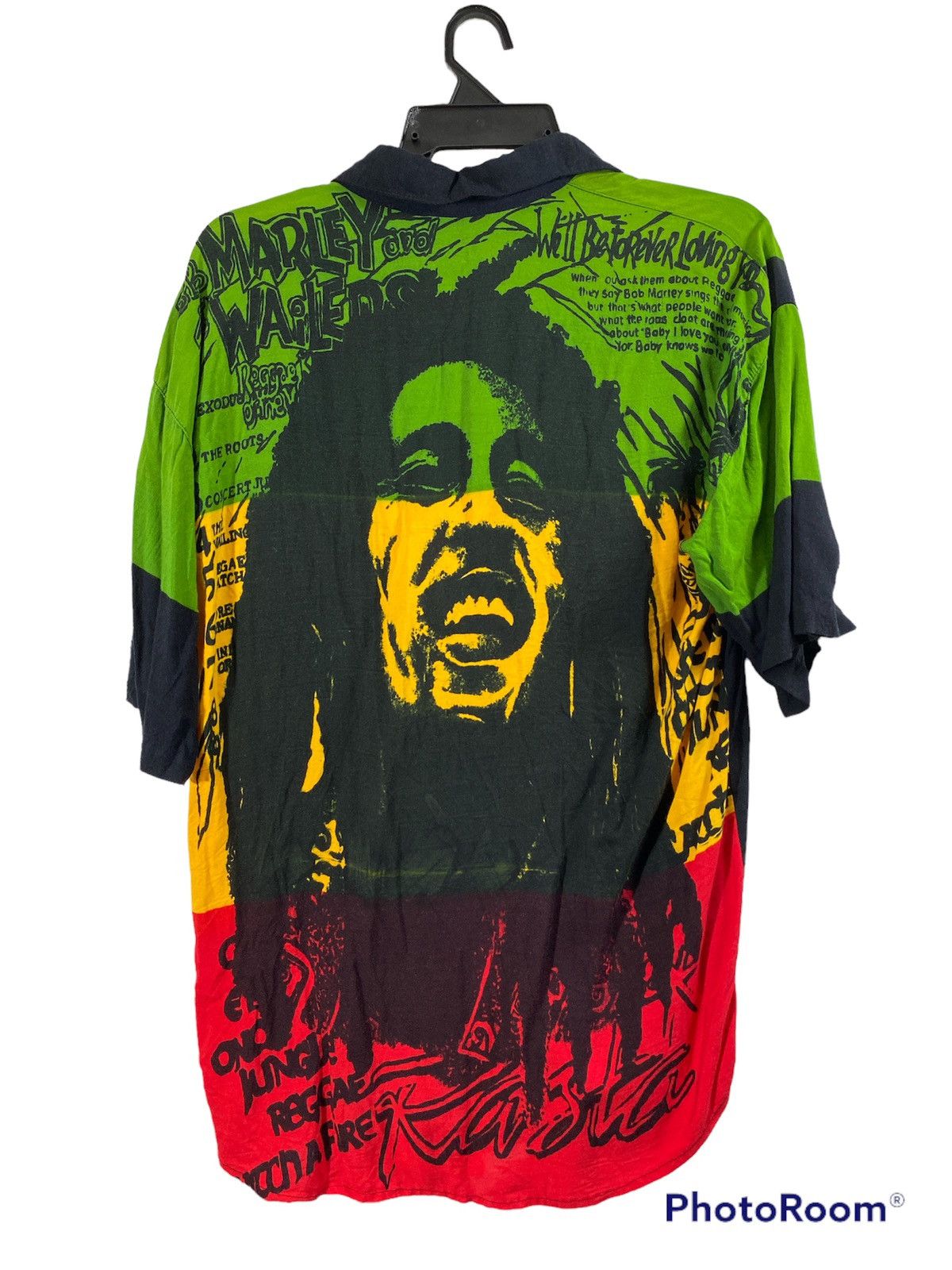 Bob Marley × Designer rasta factory x bob marley tri-colour big print 100 rayon Size US M / EU 48-50 / 2 - 1 Thumbnail