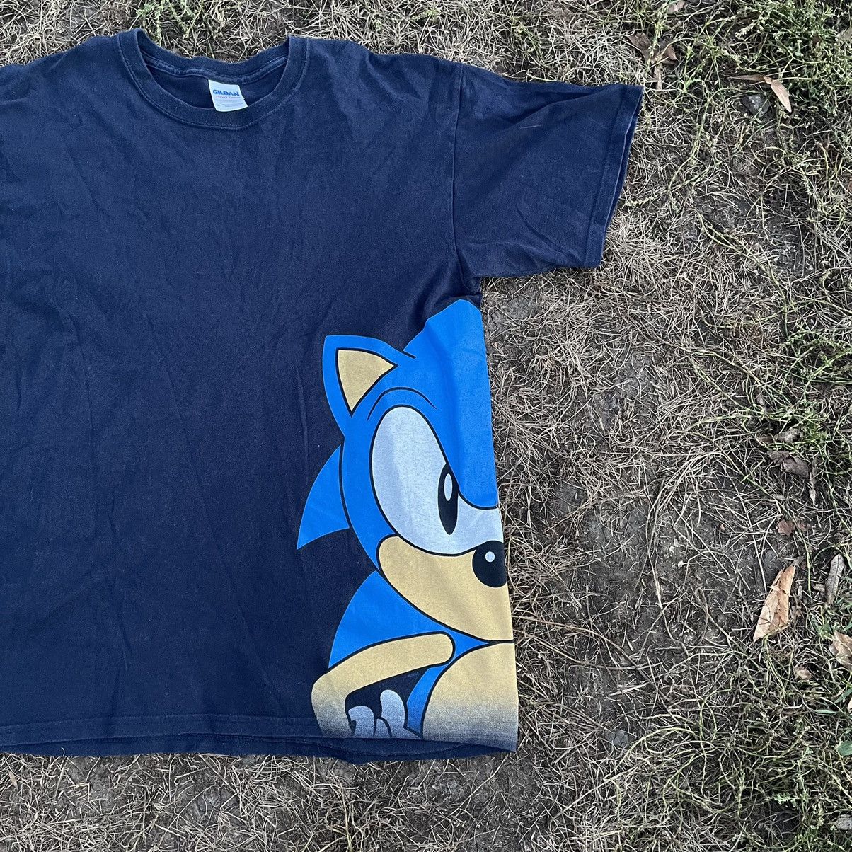 Vintage Vintage Y2K Sonic Hedgehog Graphic Tee Skate Streetwear L Size US L / EU 52-54 / 3 - 3 Thumbnail