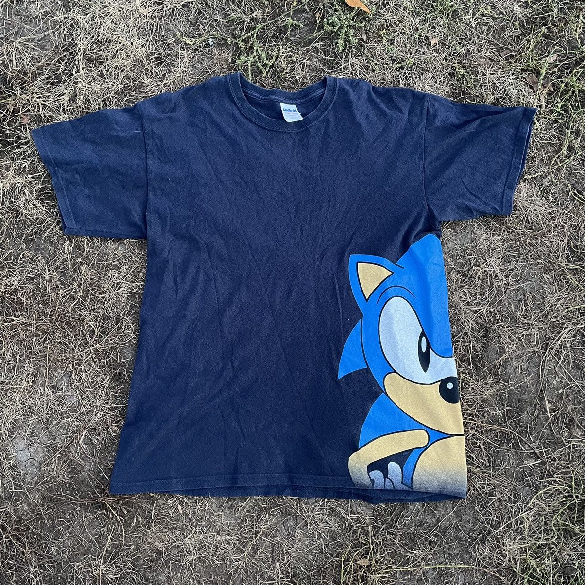 Vintage Vintage Y2K Sonic Hedgehog Graphic Tee Skate Streetwear L Size US L / EU 52-54 / 3 - 1 Thumbnail