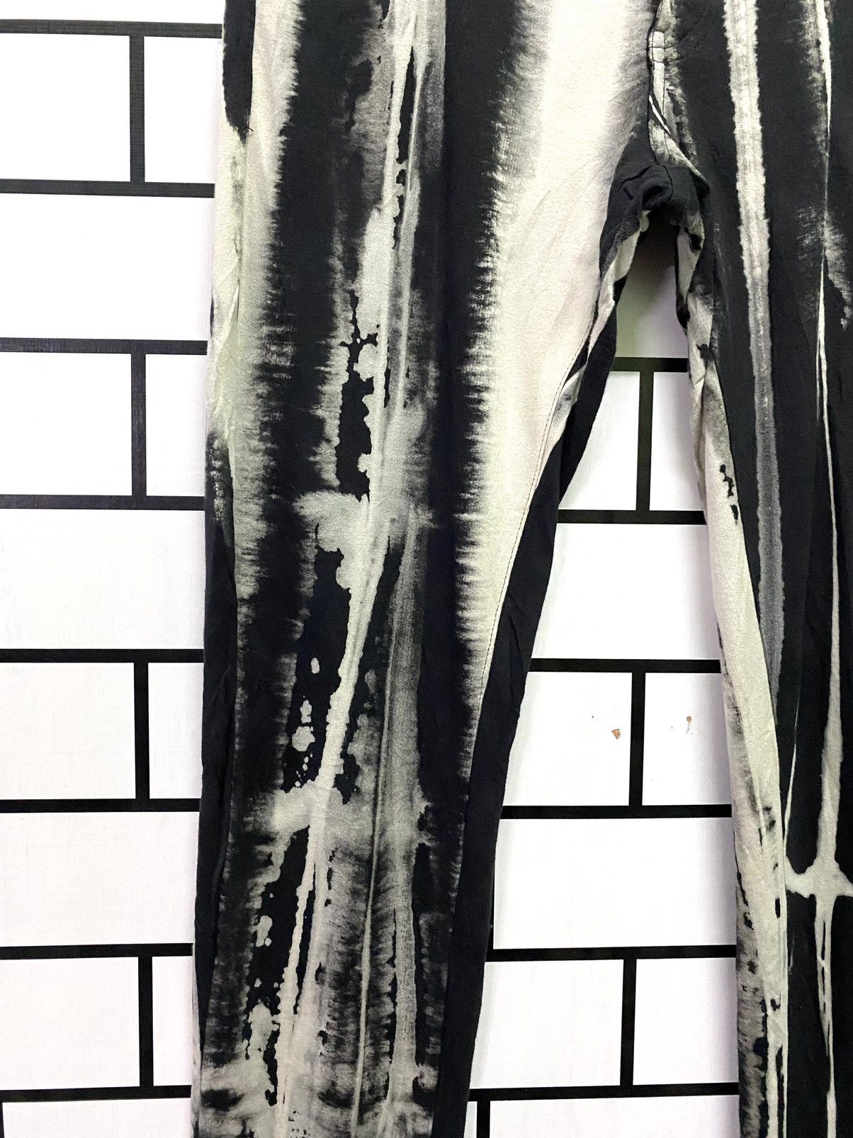 Japanese Brand Skinny Lip Striped Rick Owen Style Skinny legging Size US 29 - 6 Thumbnail