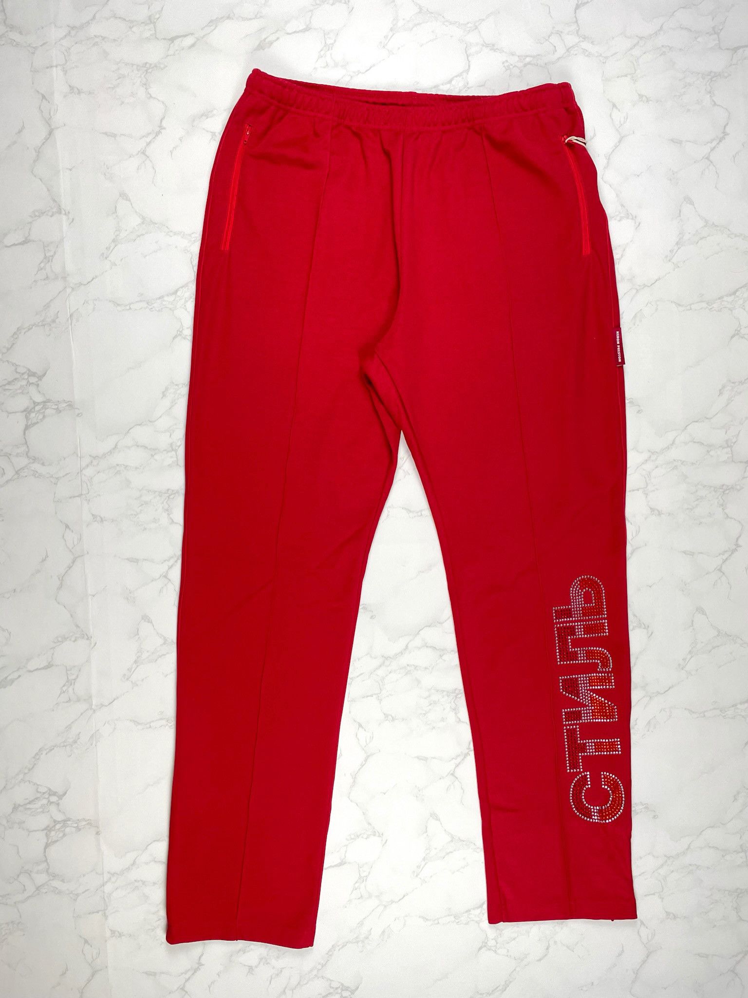Heron Preston 🔥70% OFF🔥 [SALE] Heron Preston Strass Bordeaux Trackpants Size US 36 / EU 52 - 1 Thumbnail