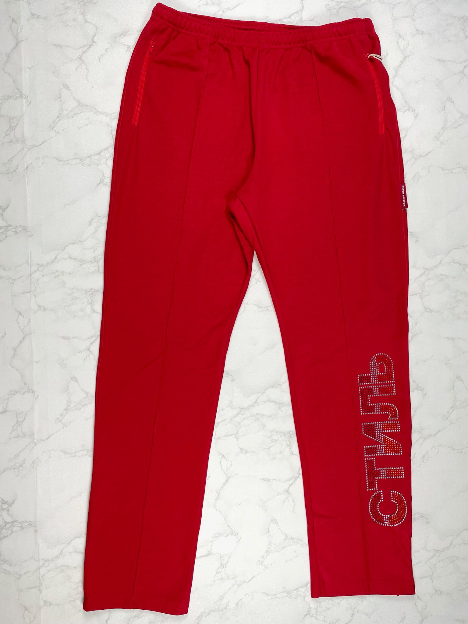 Heron Preston 🔥70% OFF🔥 [SALE] Heron Preston Strass Bordeaux Trackpants Size US 36 / EU 52 - 6 Thumbnail