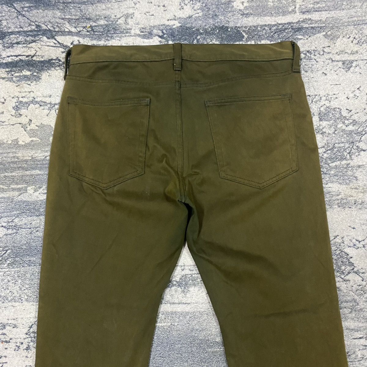 GU × Japanese Brand × Vintage Vintage Japanese Army Faded Elastic Pants Size US 33 - 6 Thumbnail