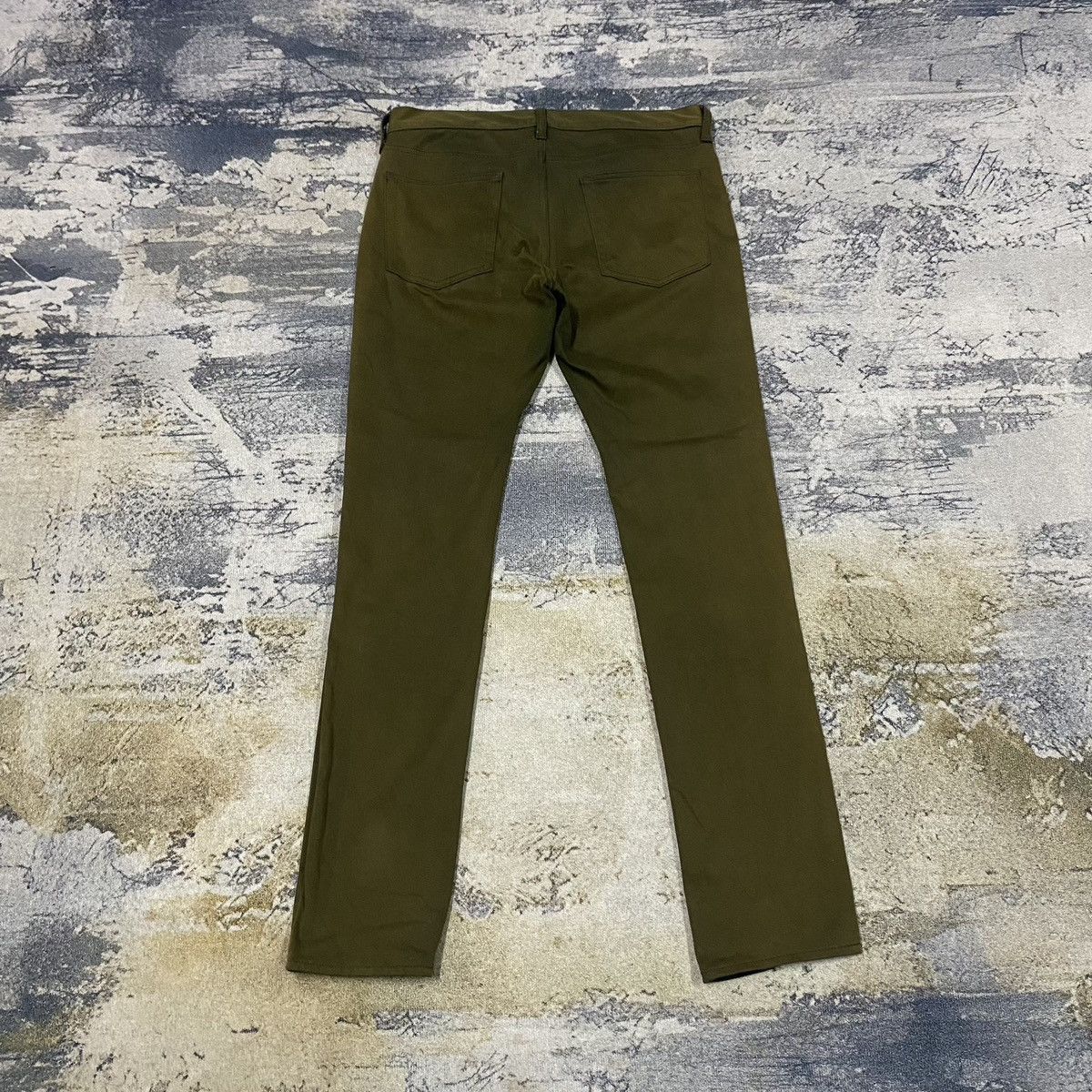 GU × Japanese Brand × Vintage Vintage Japanese Army Faded Elastic Pants Size US 33 - 2 Thumbnail