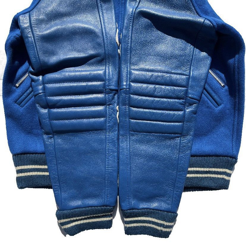 Jun Takahashi Undercover FW 2001-2002 D.A.V.F leather sleeve jacket Size US L / EU 52-54 / 3 - 7 Thumbnail