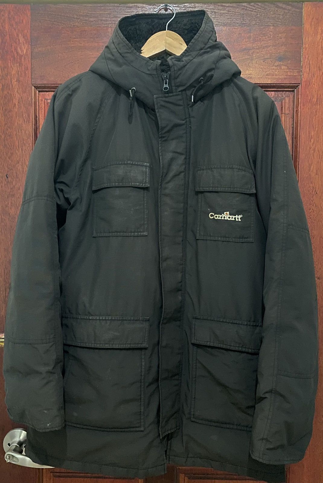 Carhartt × Carhartt Wip Carhartt Down Puffer Jacket Logo Parkas Size US L / EU 52-54 / 3 - 1 Thumbnail