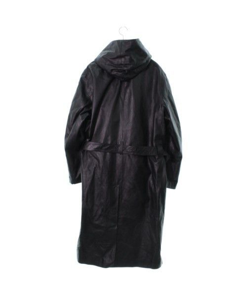Isamu Katayama Backlash × Yohji Yamamoto Yohji Yamamoto X BACKLASH Hood Leather Coat Size US L / EU 52-54 / 3 - 4 Thumbnail
