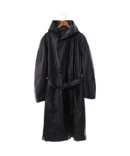 Isamu Katayama Backlash × Yohji Yamamoto Yohji Yamamoto X BACKLASH Hood Leather Coat Size US L / EU 52-54 / 3 - 3 Thumbnail