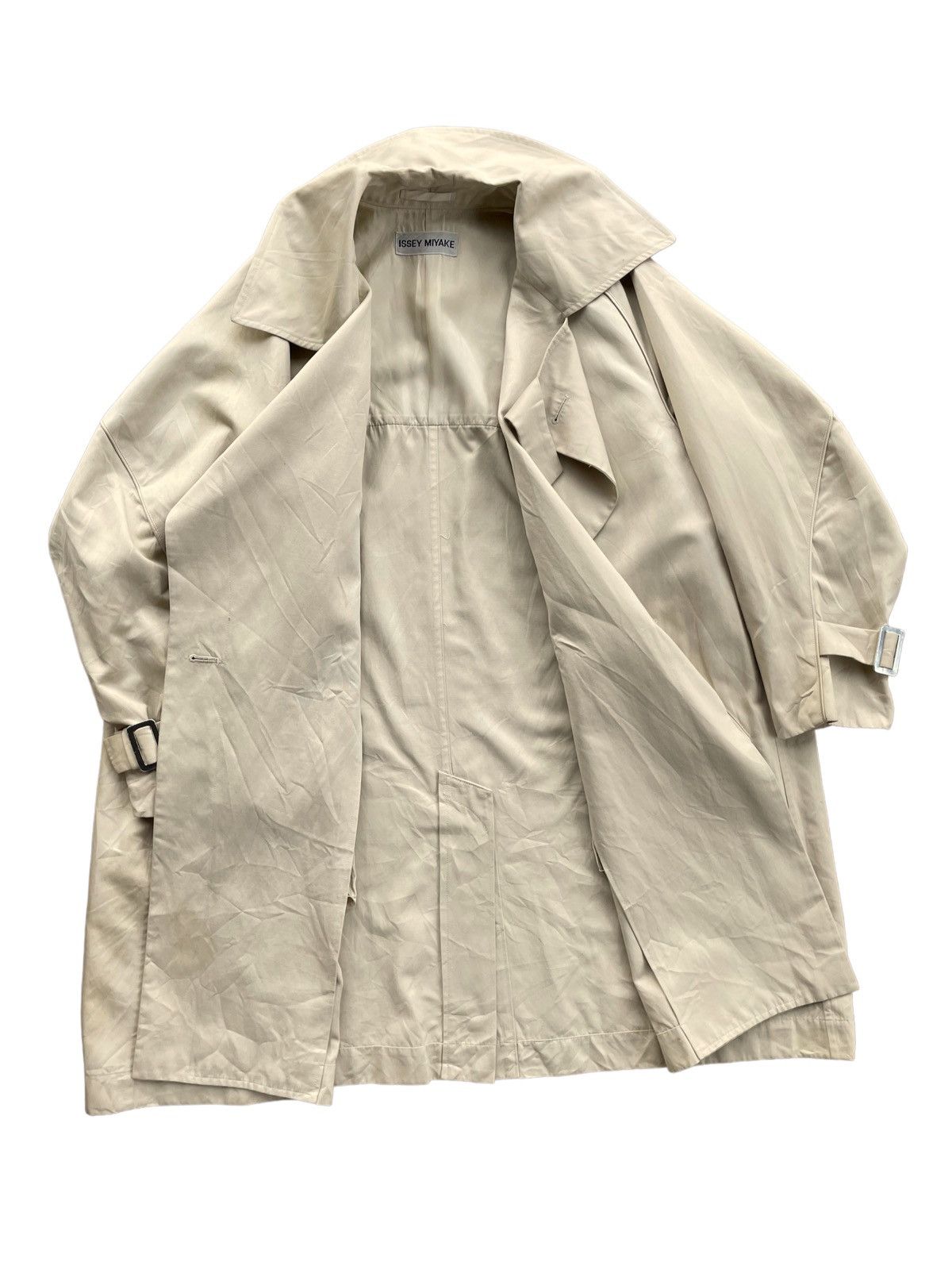 Issey Miyake 💥 80s ISSEY MIYAKE DOUBLE BREASTED PARKA JACKET Size US M / EU 48-50 / 2 - 4 Thumbnail
