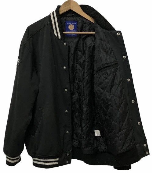 Vintage RARE‼️Vintage Skulls Patchwork Wool Varsity Jacket Size US XL / EU 56 / 4 - 5 Thumbnail